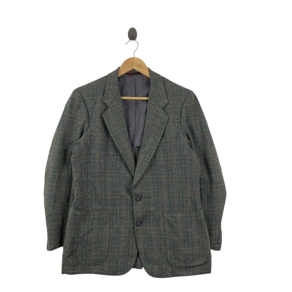 Emanuel Ungaro Vintage EMANUEL UNGARO PARIS Herringbone Blazer Coat Peacoat Size M / US 6-8 / IT 42-44 - 3 Thumbnail