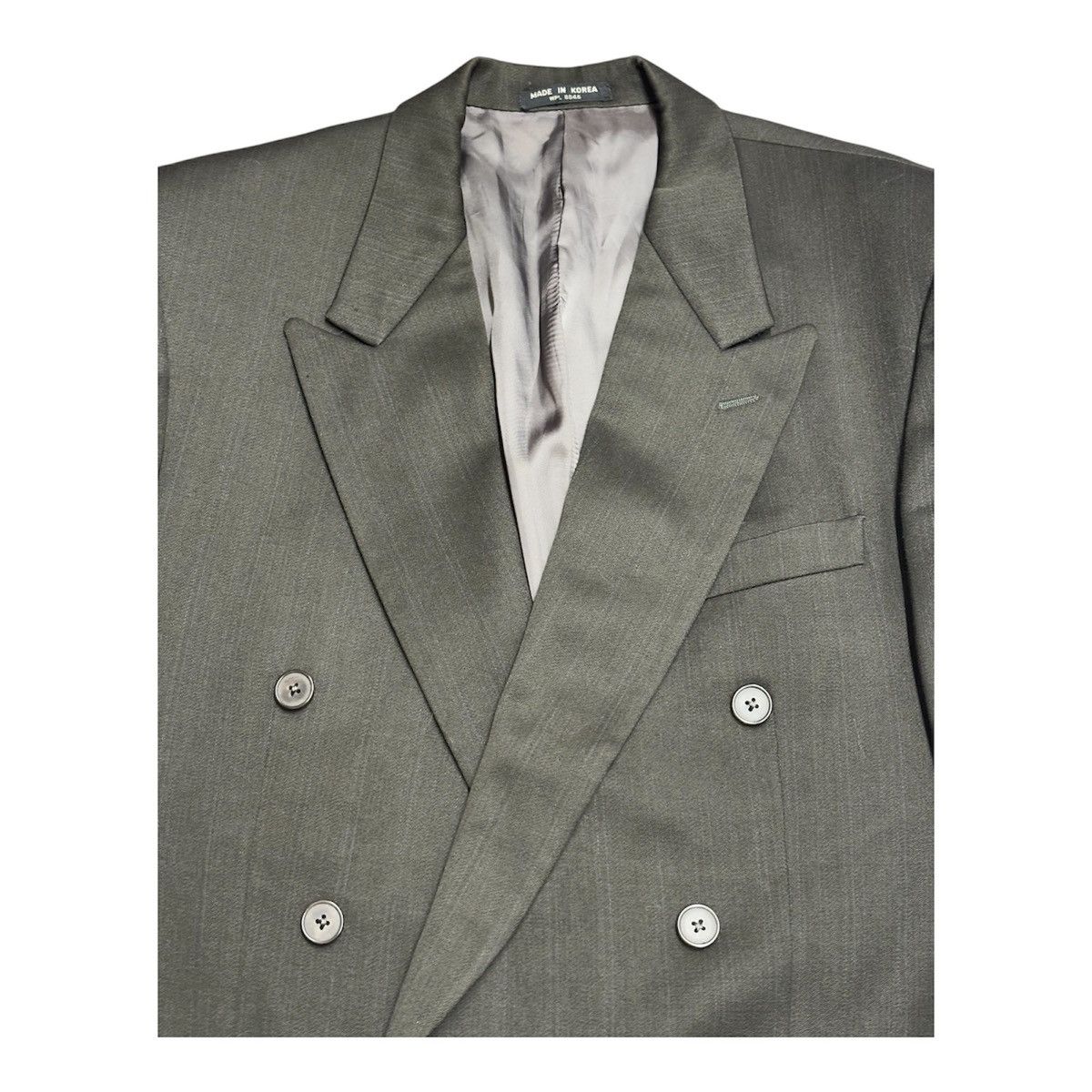 Other Alfani Macy’s Black 100% Wool Blazer Jacket Men Oversized Size 44L - 2 Thumbnail
