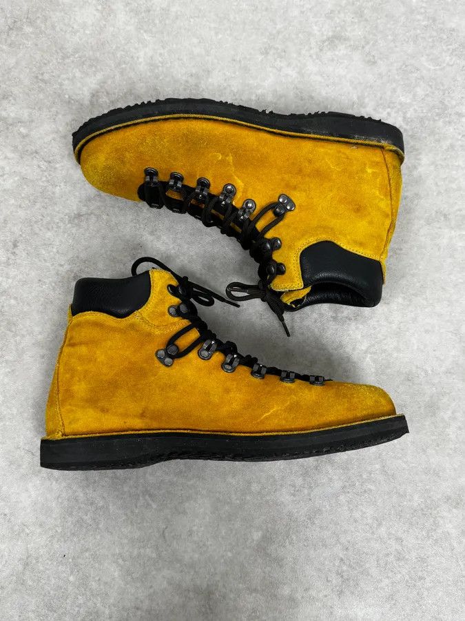 Stone Island Stone Island Yellow Mustard Suede Hiking Boots Size US 10 / EU 43 - 4 Thumbnail