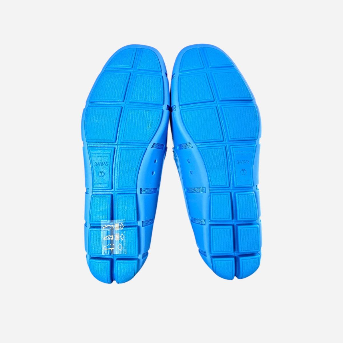 Swims Swims Unisex Wide Blue Rubber Penny Loafers Women’s sz 9 / M Size US 9 / IT 39 - 9 Thumbnail