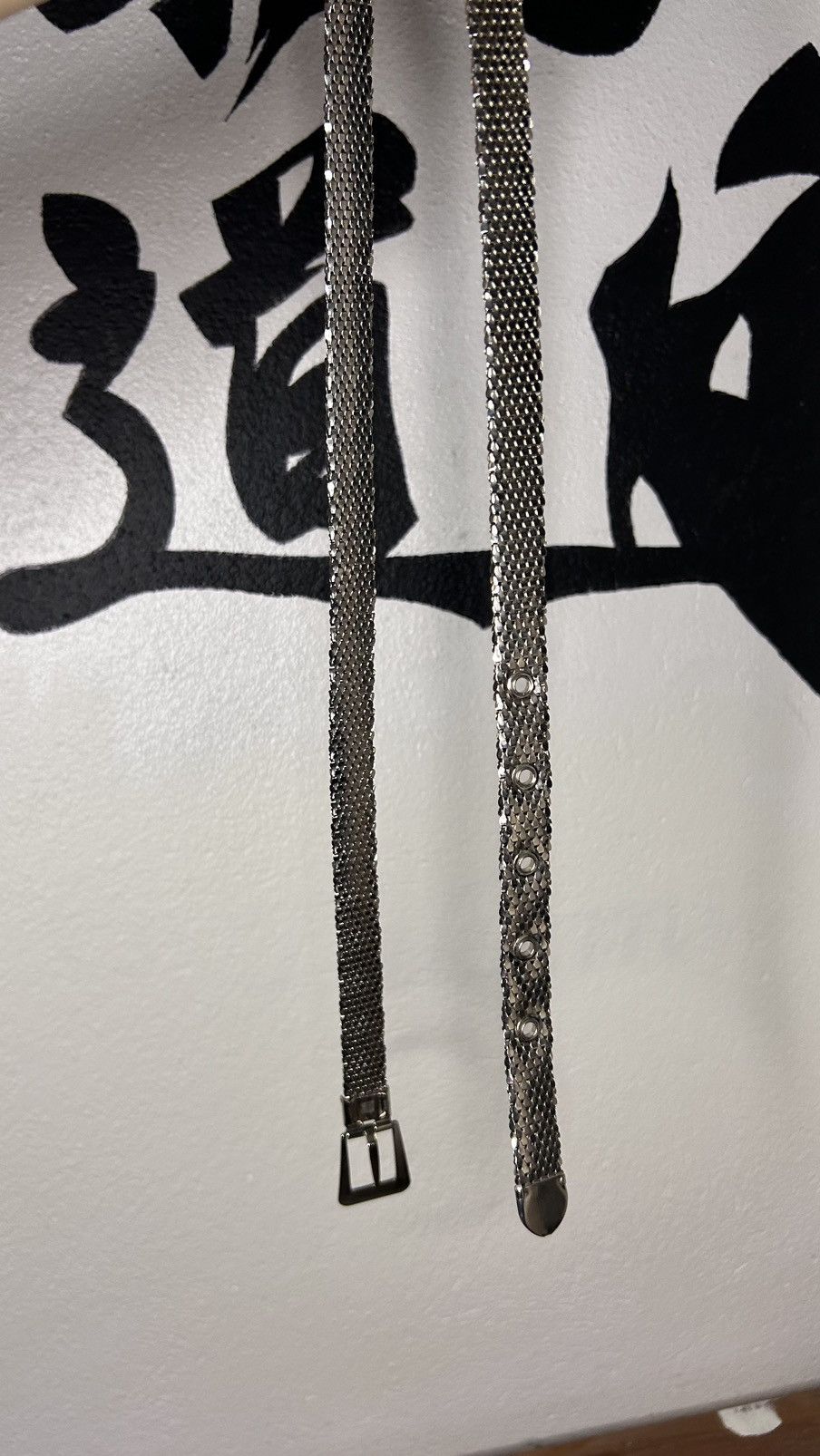 Japanese Brand Silver Vintage Belt Size ONE SIZE - 3 Thumbnail
