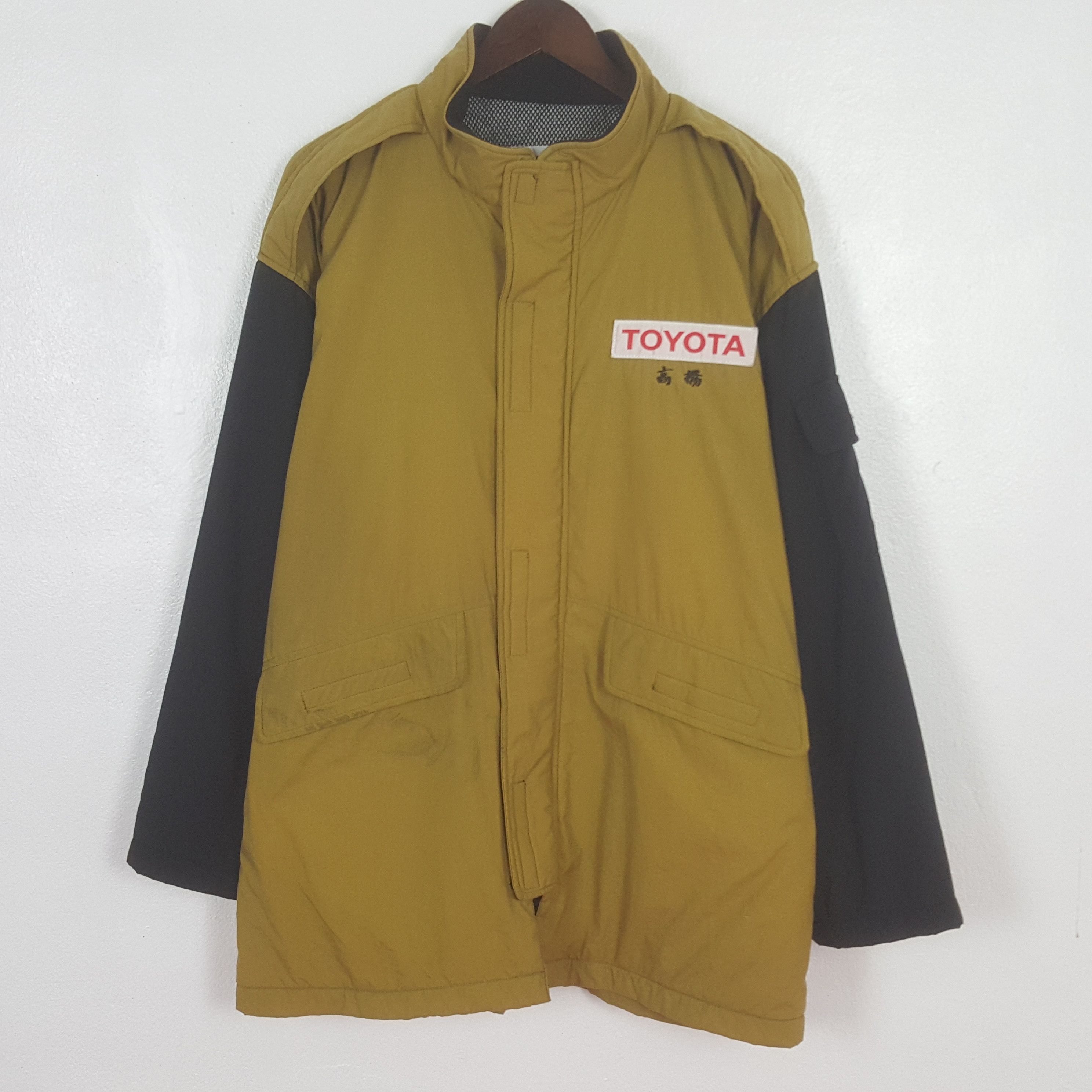 Japanese Brand Vintage Toyota Tecno Racing Long Winter Jacket Size US XL / EU 56 / 4 - 3 Thumbnail