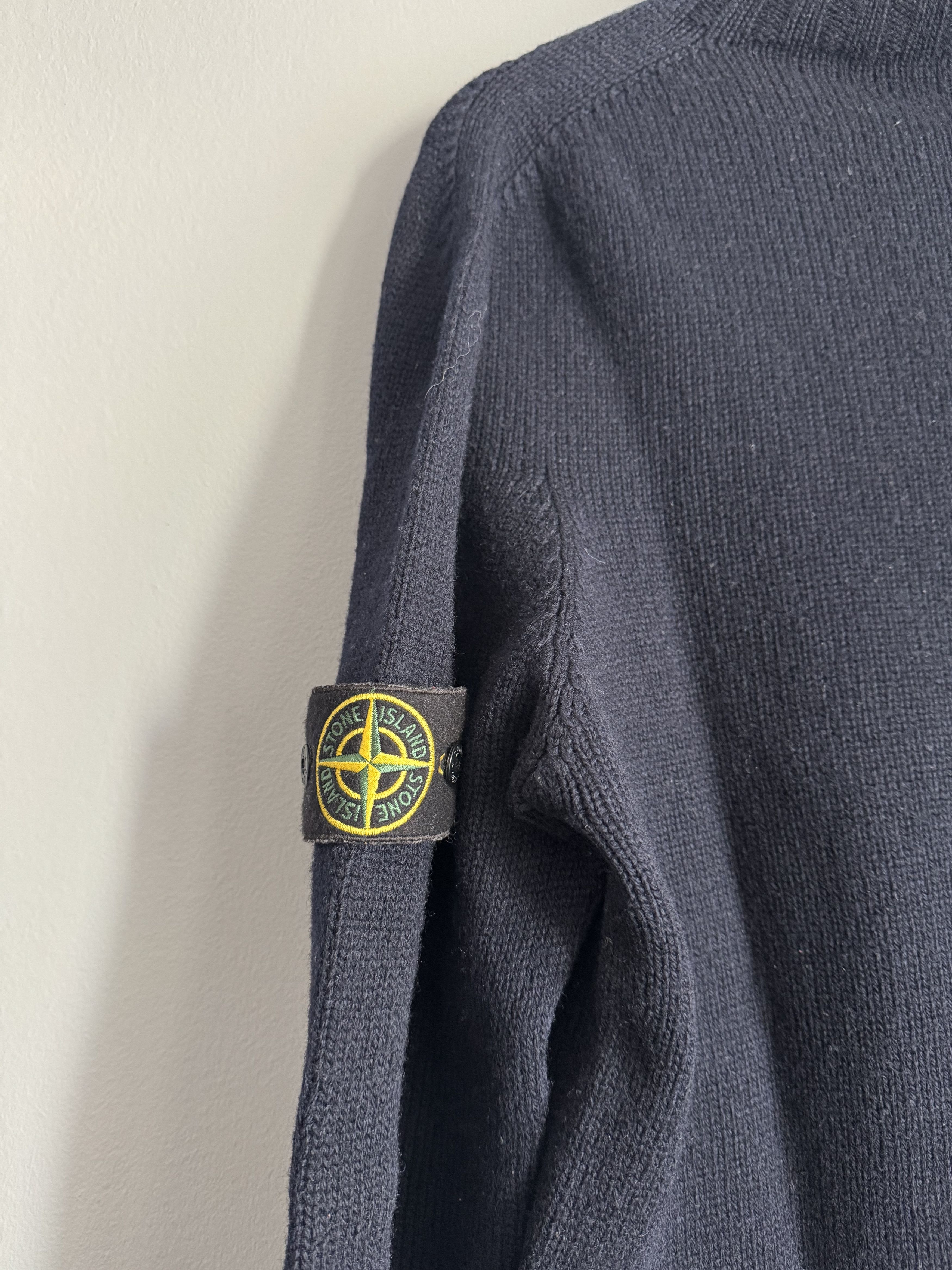 Stone Island Stone Island 90s Mockneck Wool Sweater Archive Vintage ITALY Size US L / EU 52-54 / 3 - 8 Thumbnail