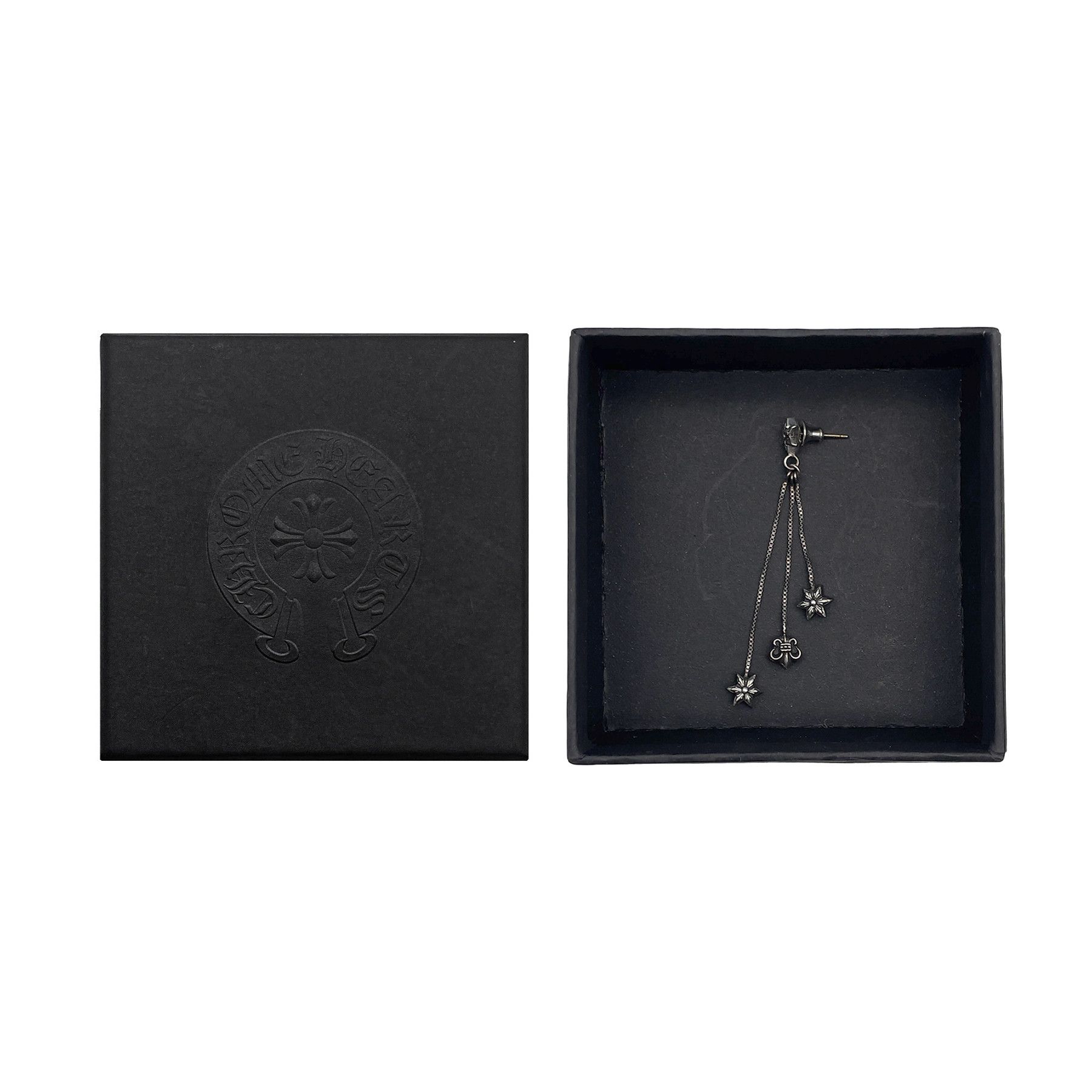 Chrome Hearts Chrome Hearts Silver Jojo Star Earring Drop Size ONE SIZE - 4 Thumbnail