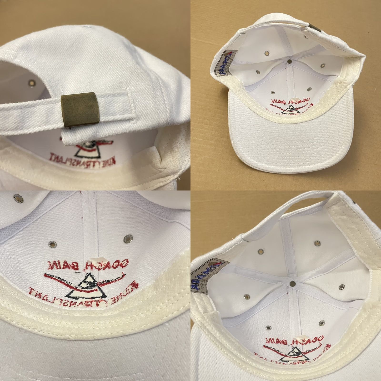 Essentials VINTAGE Kidney Charity Golf Hat Cap Strapback Adult Adjustable White Bain Mens Hat Size ONE SIZE - 8 Thumbnail