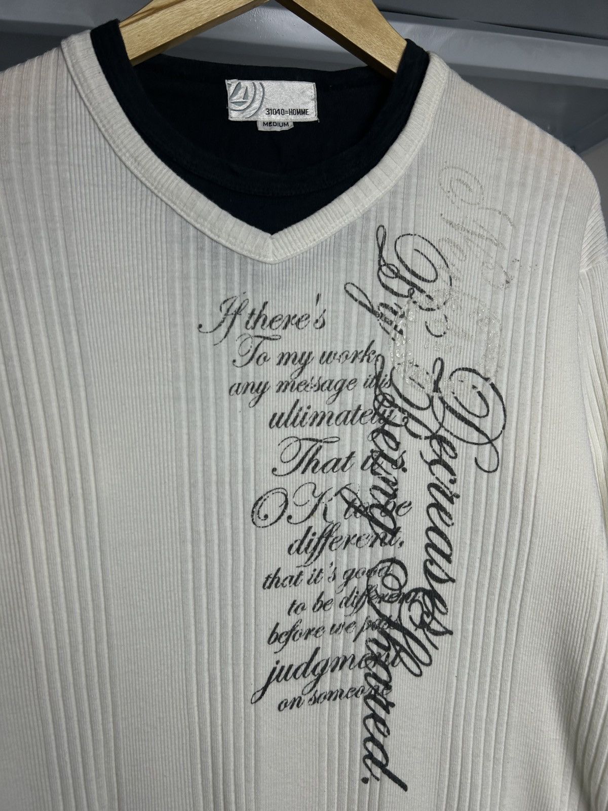 If Six Was Nine 31040=Homme Poem longsleeve Size US M / EU 48-50 / 2 - 2 Thumbnail