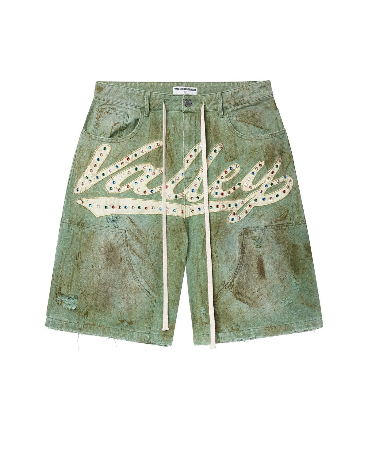 VALE FOREVER GREEN SKITTLE JORTS VALLEY SHORTS