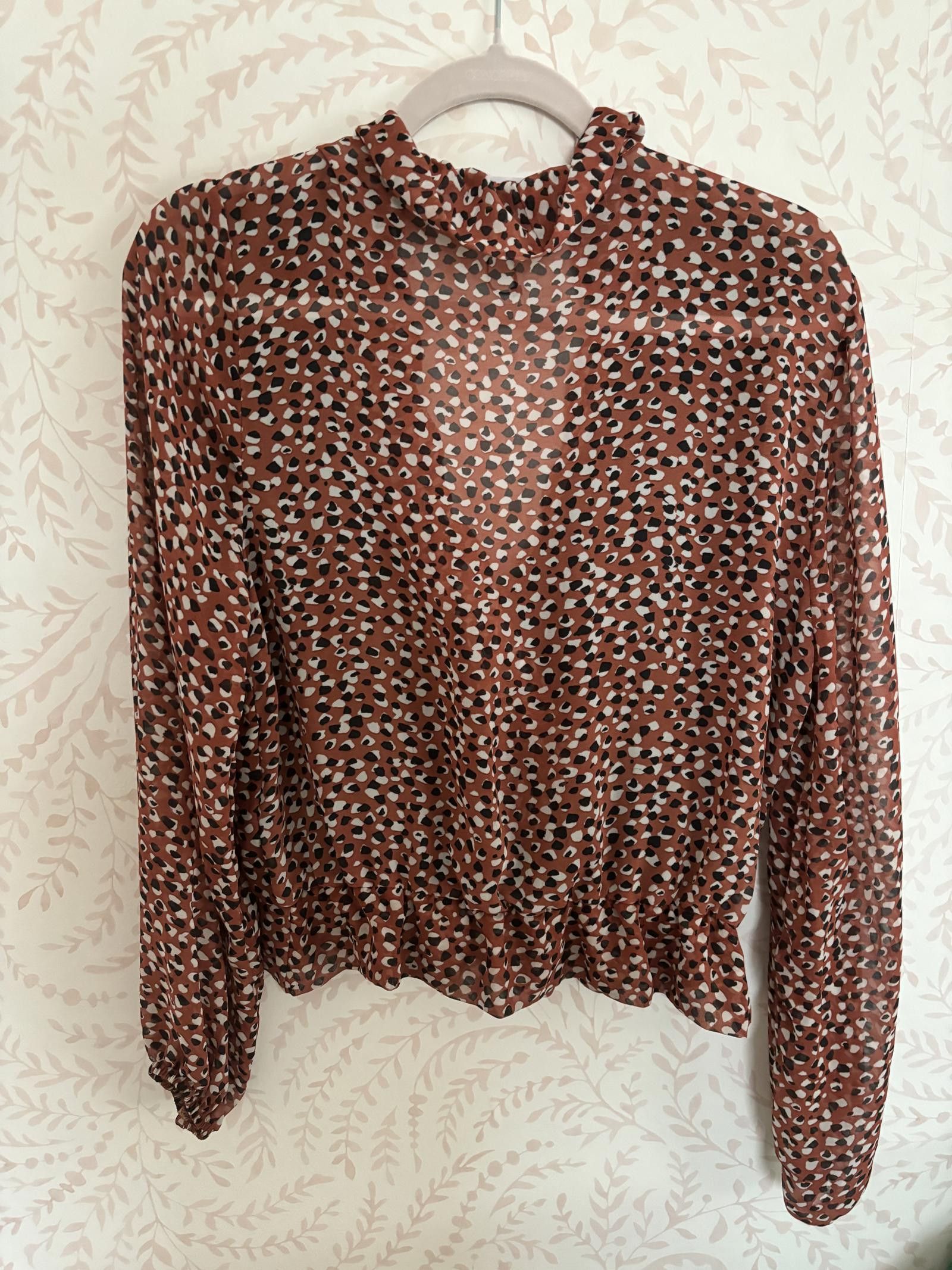 Steve Madden NWOT Steve Madden Women's Ruffled Blouse - Large Size L / US 10 / IT 46 - 5 Thumbnail