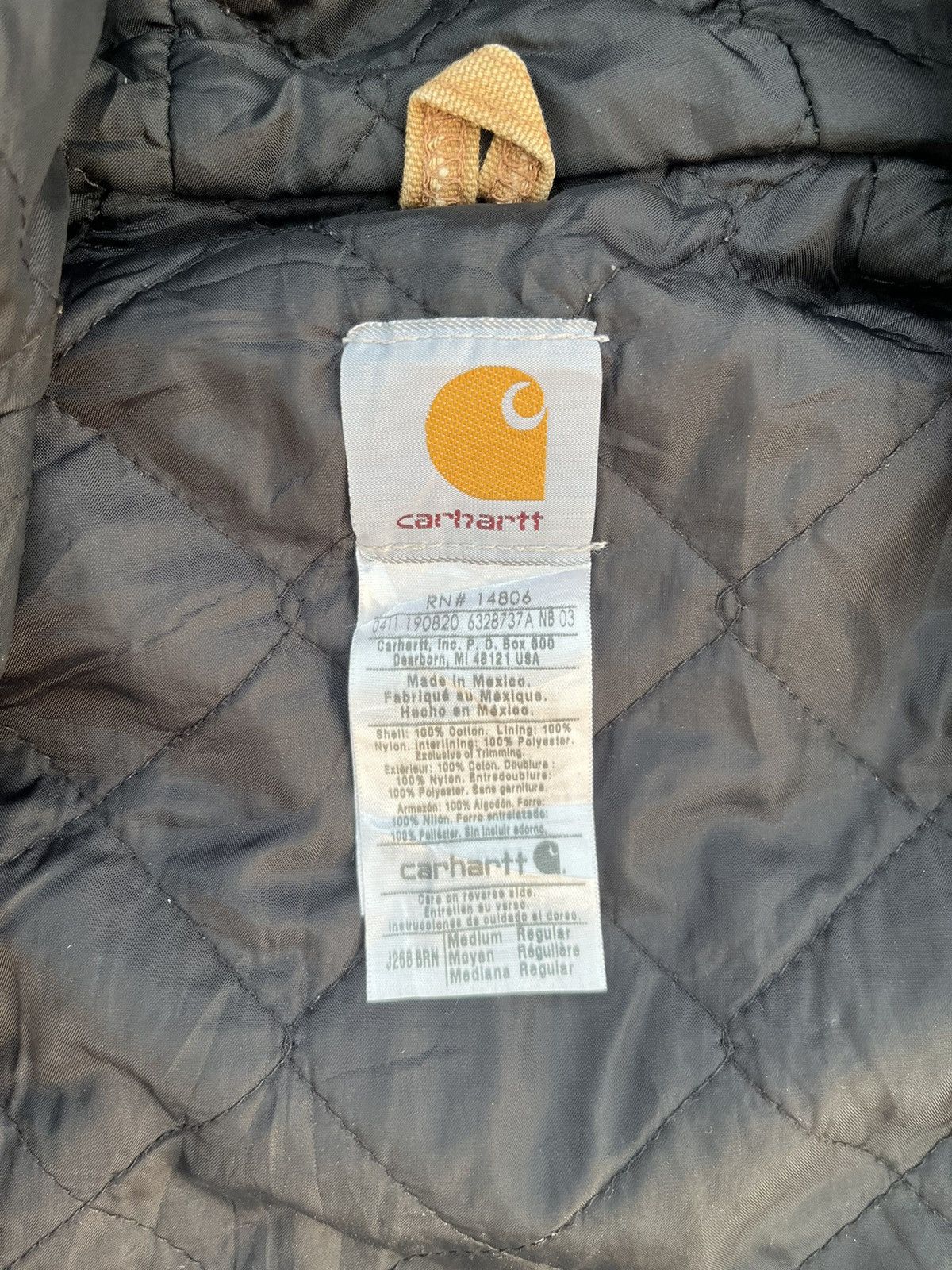 Carhartt Vintage Carhartt J268 BRN Active jacket Size US M / EU 48-50 / 2 - 5 Thumbnail