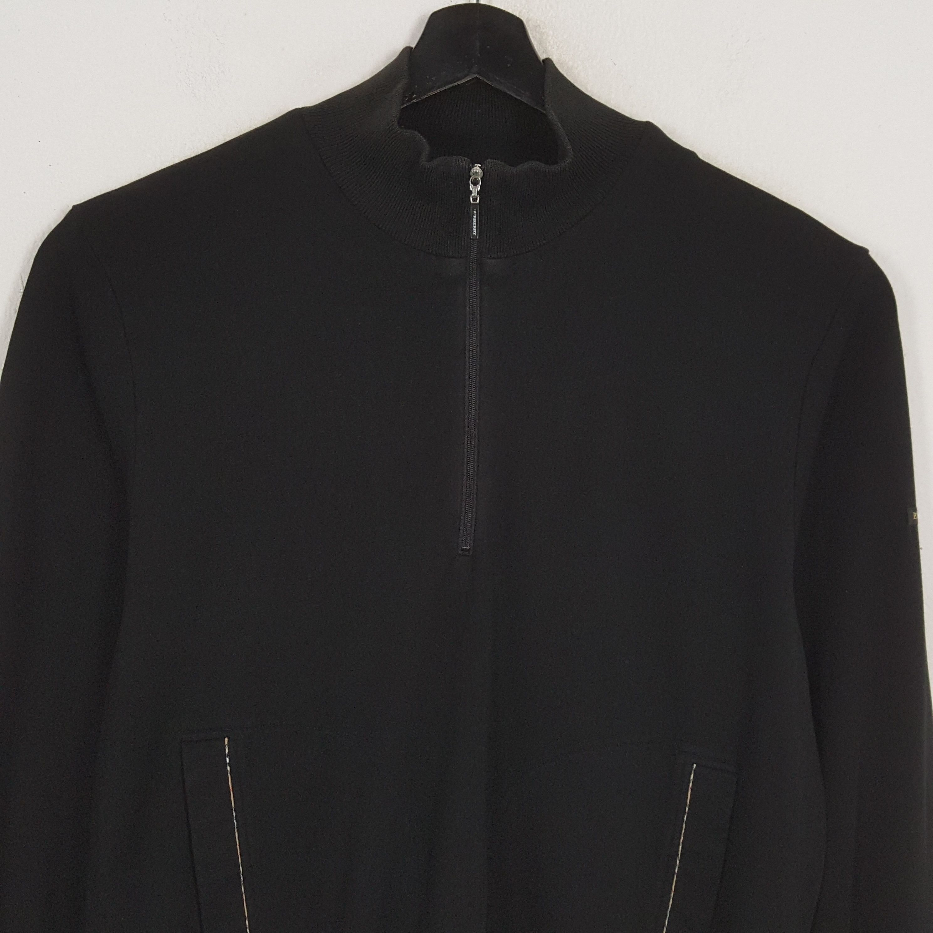 Burberry × Vintage BURBERRY GOLF Fashion Custom Art Half Zipper Sweatshirt Size US M / EU 48-50 / 2 - 4 Thumbnail