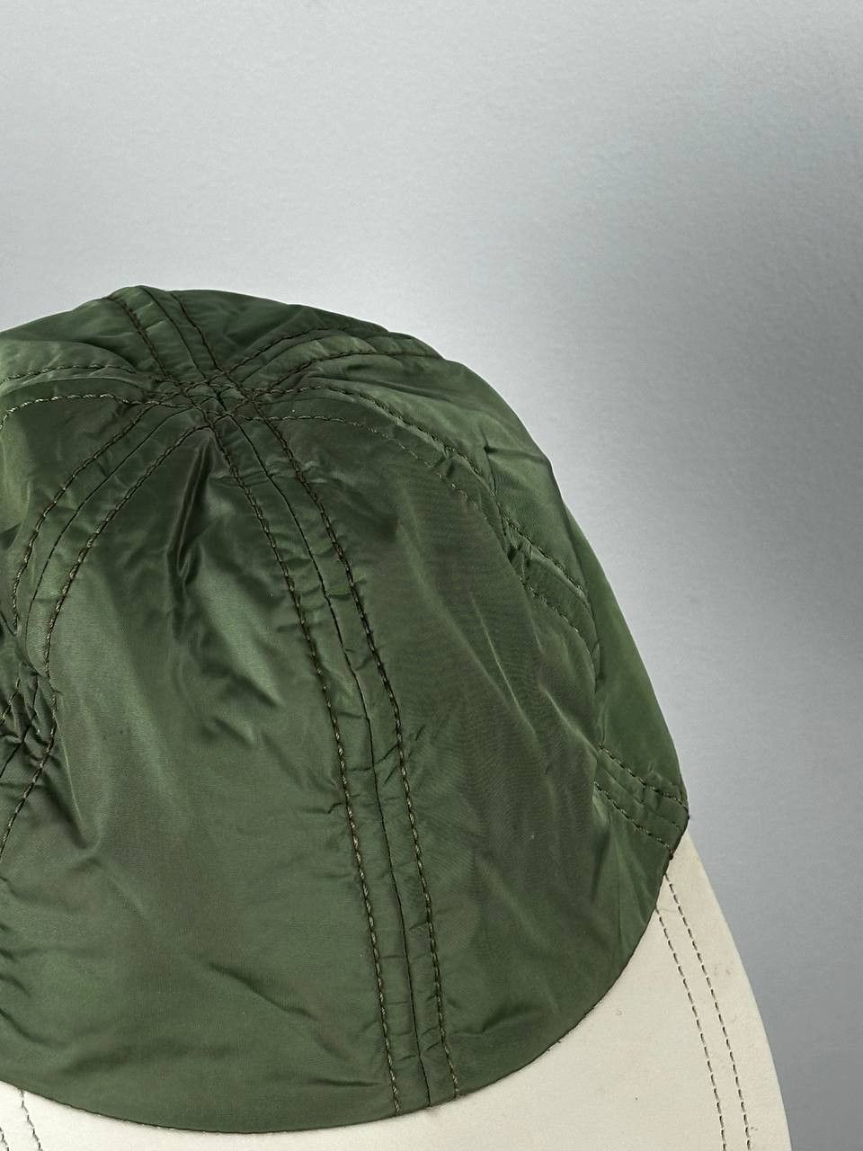Tod's Tod's Green Nylon Leather Luxury Hat Size ONE SIZE - 5 Thumbnail