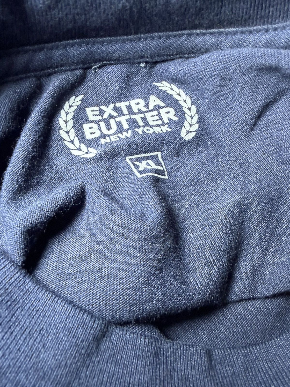 Extra Butter The Sound Of Fear Ls Navy Tee New in Blue, Men's (Size Xl) — image 5 of 5