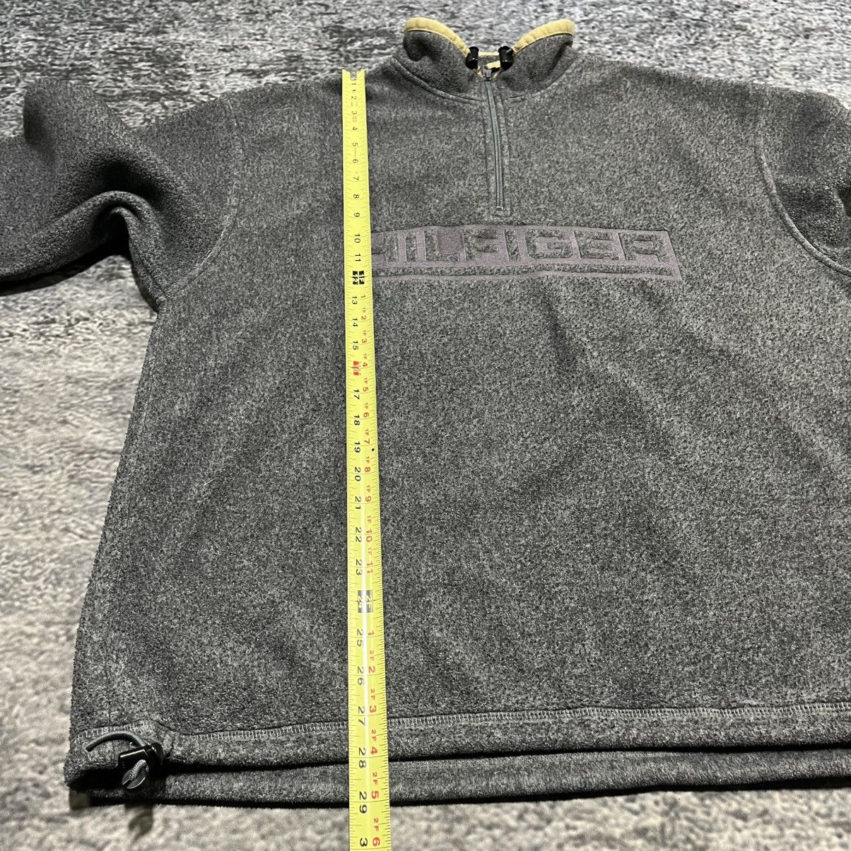 Tommy Hilfiger Vintage Tommy Hilfiger Skater Gray 1/4 Zip Fleece Sweater Size US XL / EU 56 / 4 - 12 Thumbnail