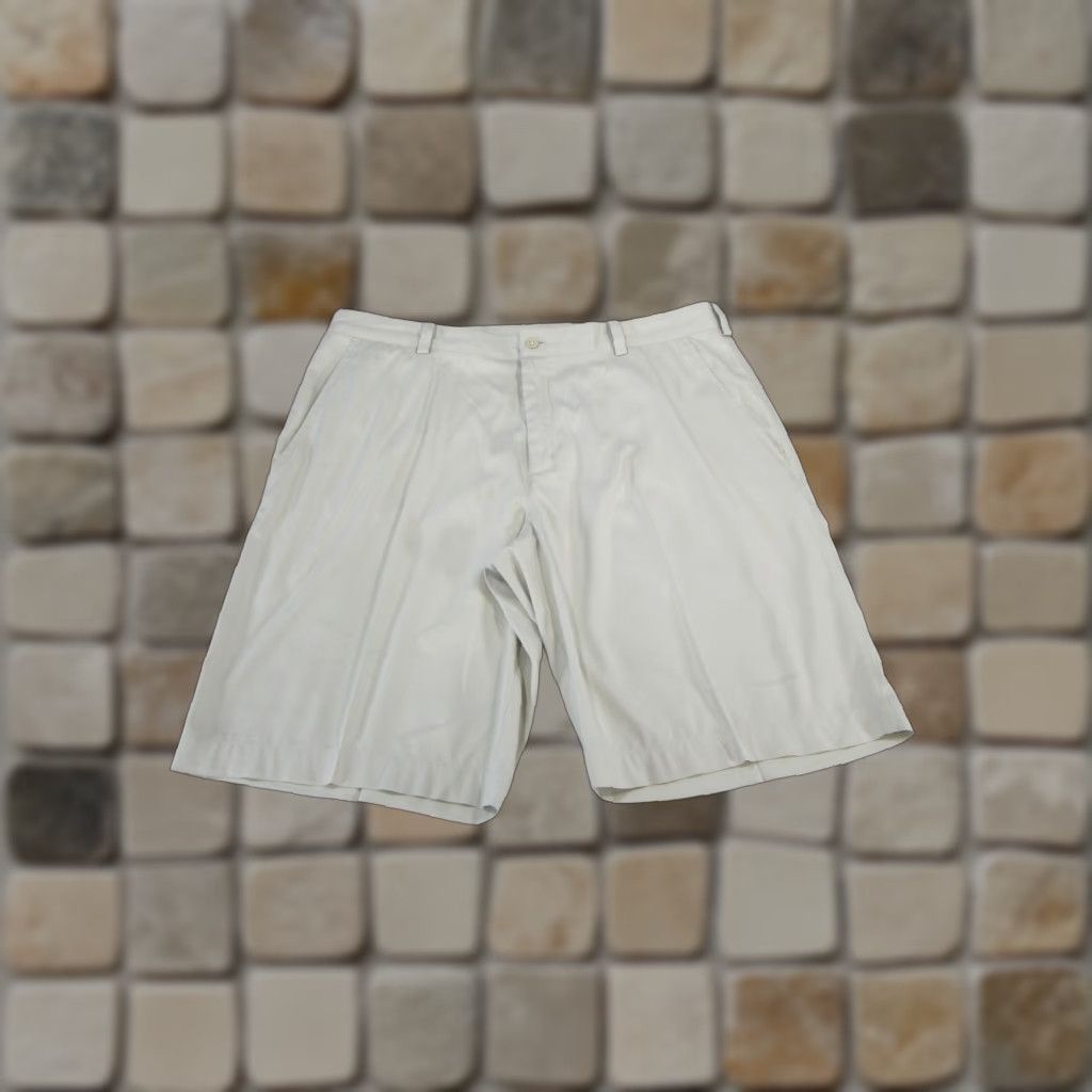Nike Nike Golf Shorts Mens 36 Dri Fit Beige Lightweight Chino Polyester Spandex Casual Travel Workwear Mens 36 Beige Lightweight Nike Shorts Size US 36 / EU 52 - 1 Thumbnail