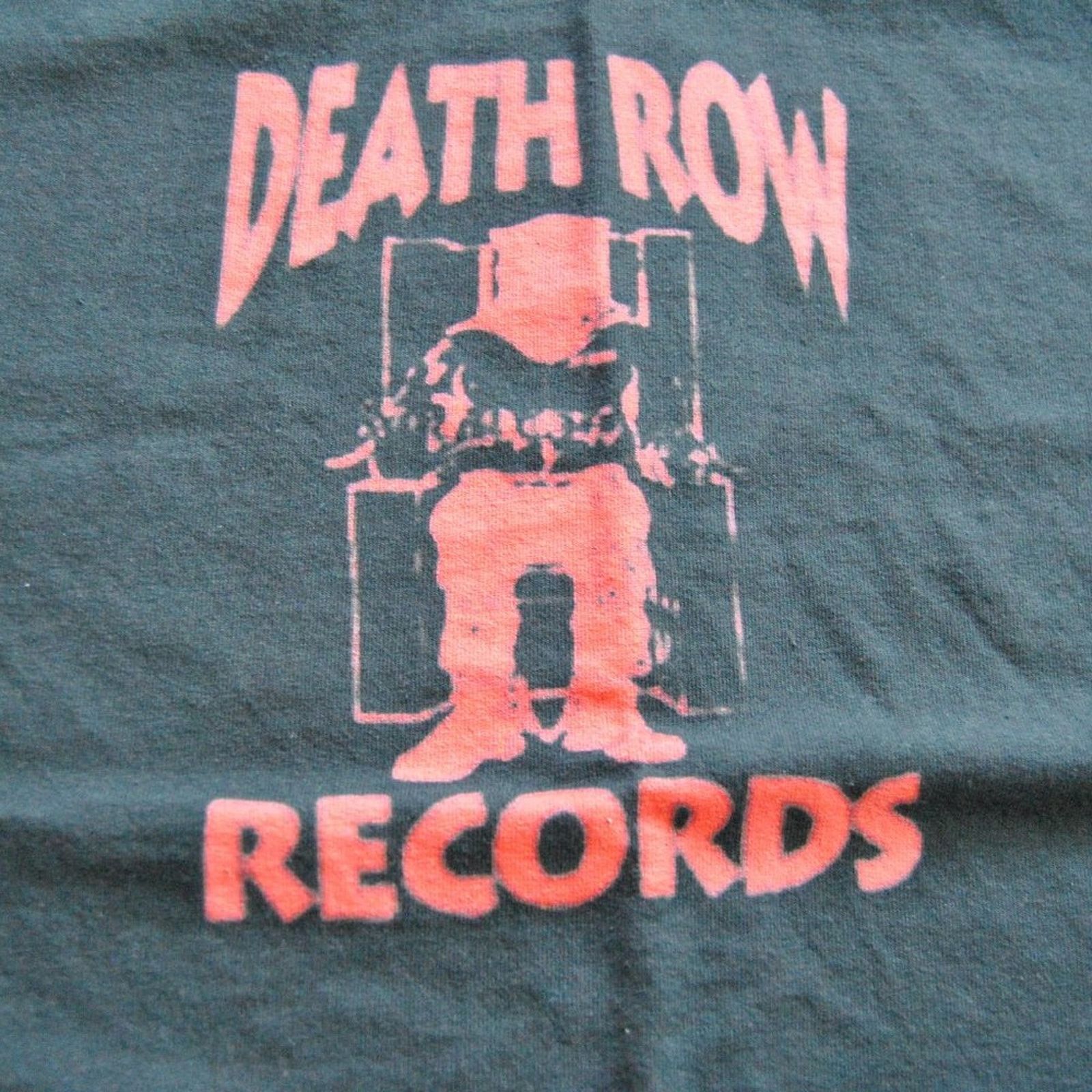 Gildan Death Row Records Large Black Red Short Sleeve Shirt Size US L / EU 52-54 / 3 - 5 Thumbnail