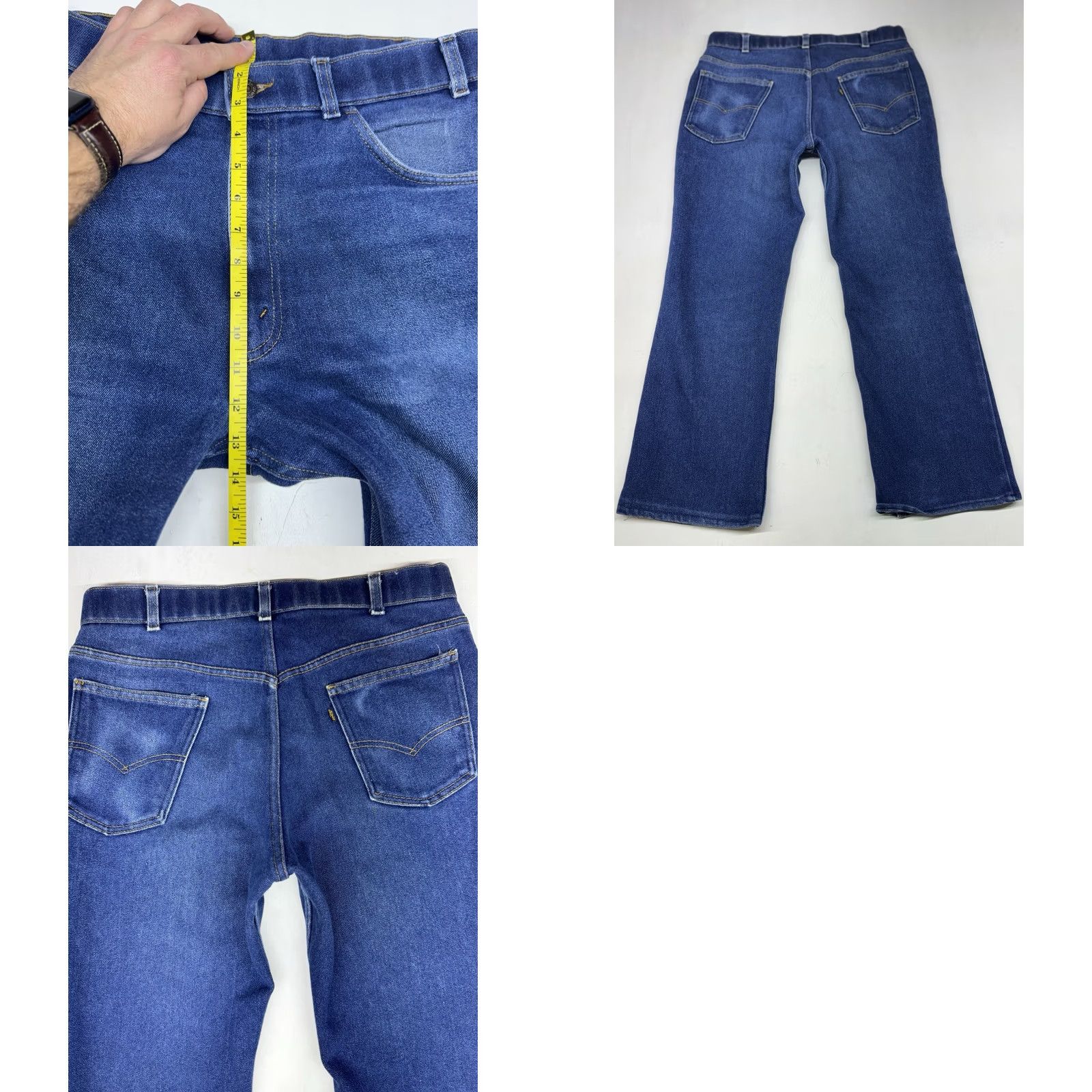 Levi's VINTAGE Levi's 549 Jeans Blue Tab Denim Mens 34x26 80s 1986 Made In USA Straight High Rise Denim Jeans Men USA 80s Retro Classic Size US 34 / EU 50 - 8 Thumbnail