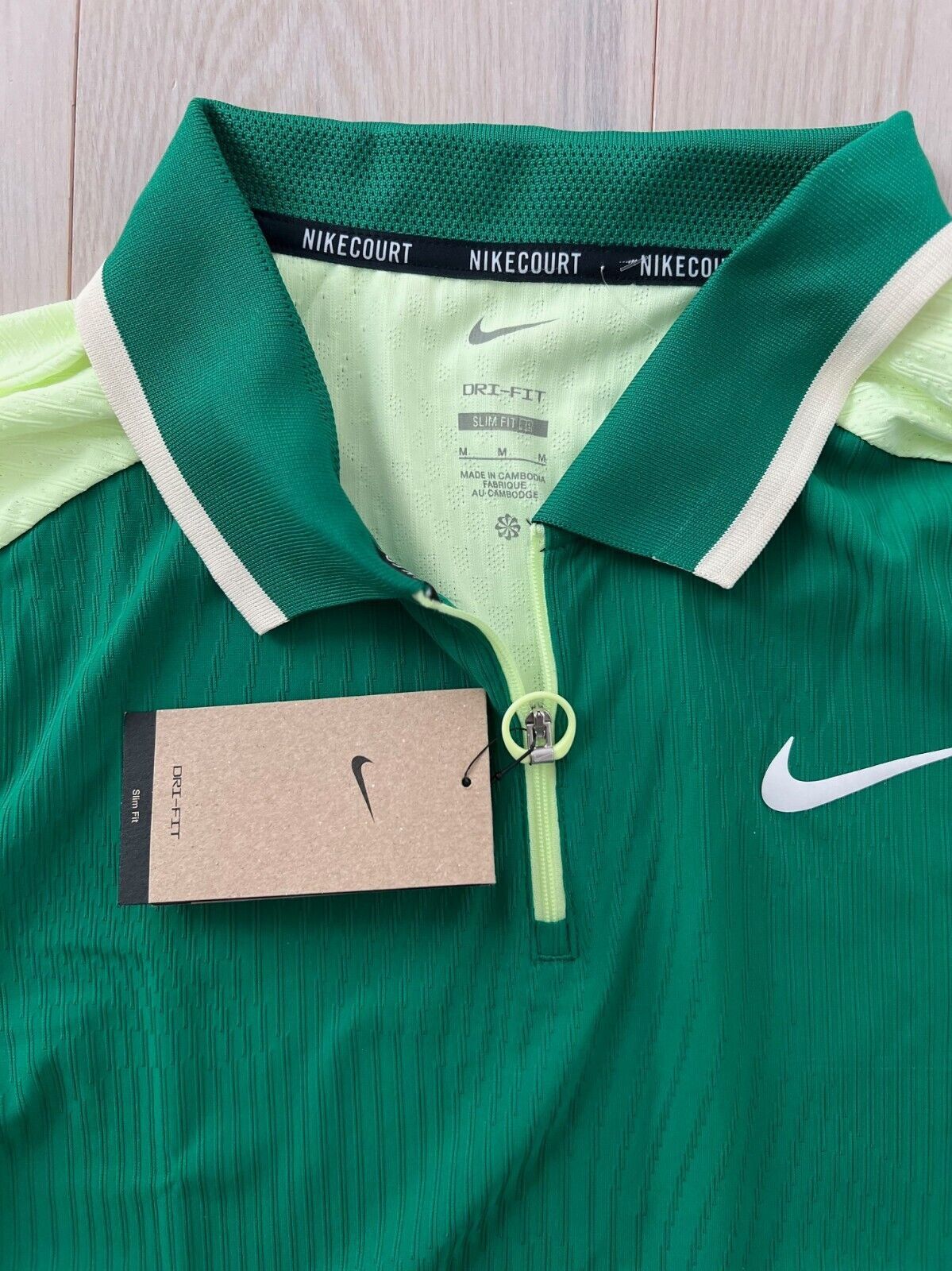 Nike Nike FD5128 Slam Advantage Melbourne Polo Malachite ( S ) Size US S / EU 44-46 / 1 - 7 Thumbnail
