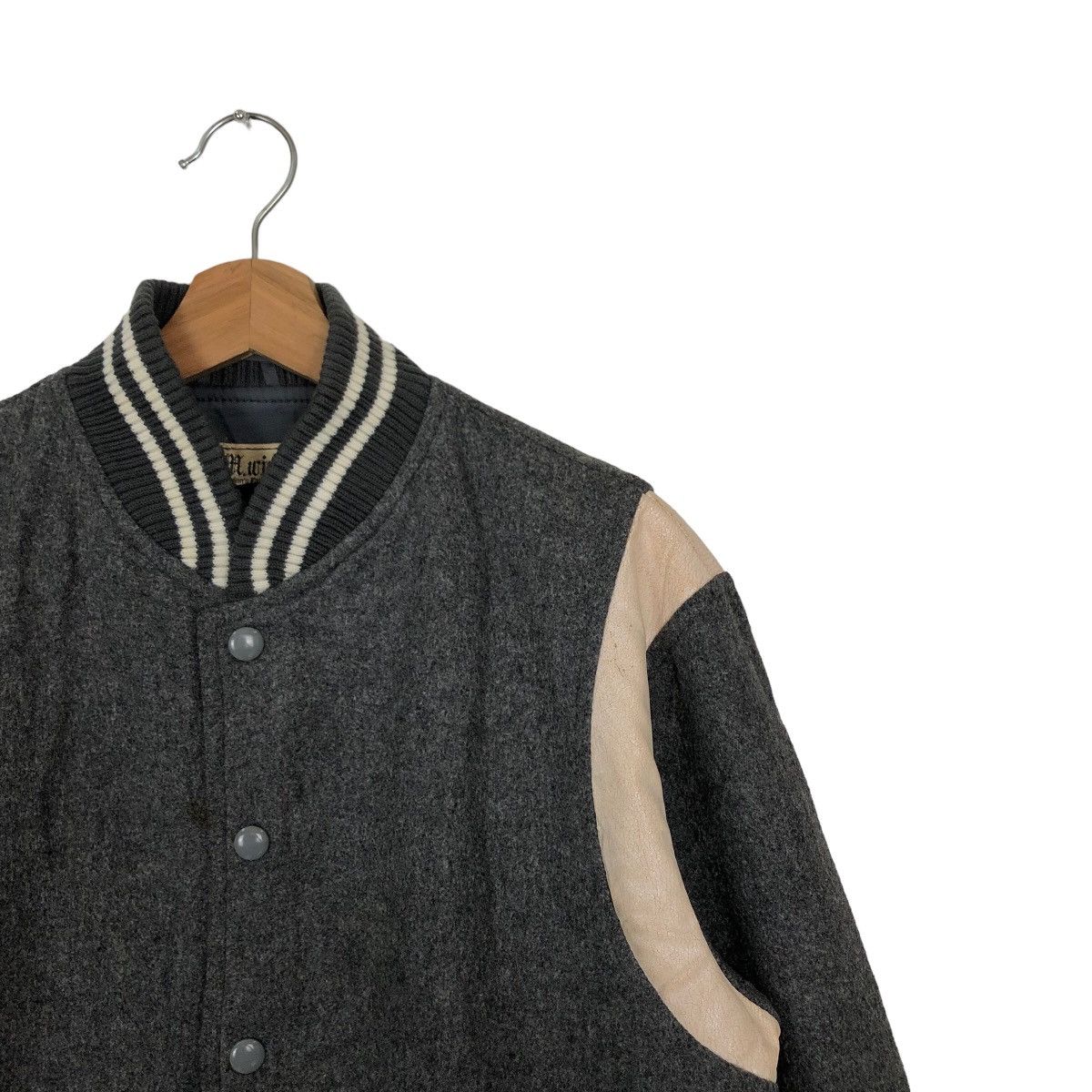 Japanese Brand 🔥90’s VINTAGE WOOL VARSITY JACKET M.WIN ISSEY MIYAKE Size US L / EU 52-54 / 3 - 5 Thumbnail