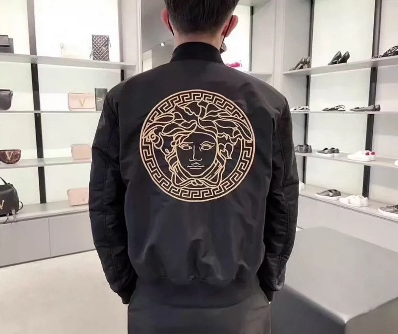 Versace Versace Embroidered Medusa head jacket cotton suit Size US L / EU 52-54 / 3 - 8 Thumbnail