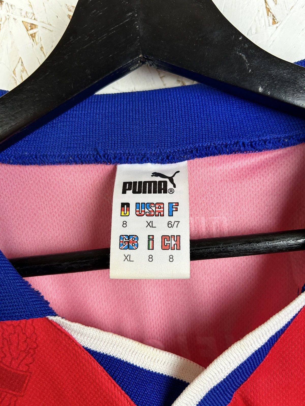 Puma Vintage Puma Helsingborgs IF 1997 Home Kit Soccer Jersey Size US XL / EU 56 / 4 - 11 Thumbnail
