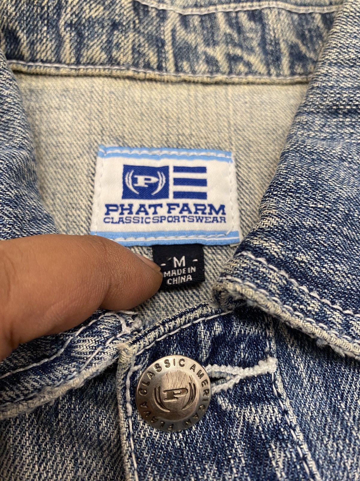 Phat Farm Phat Farm Trucker Jacket Size US M / EU 48-50 / 2 - 7 Thumbnail