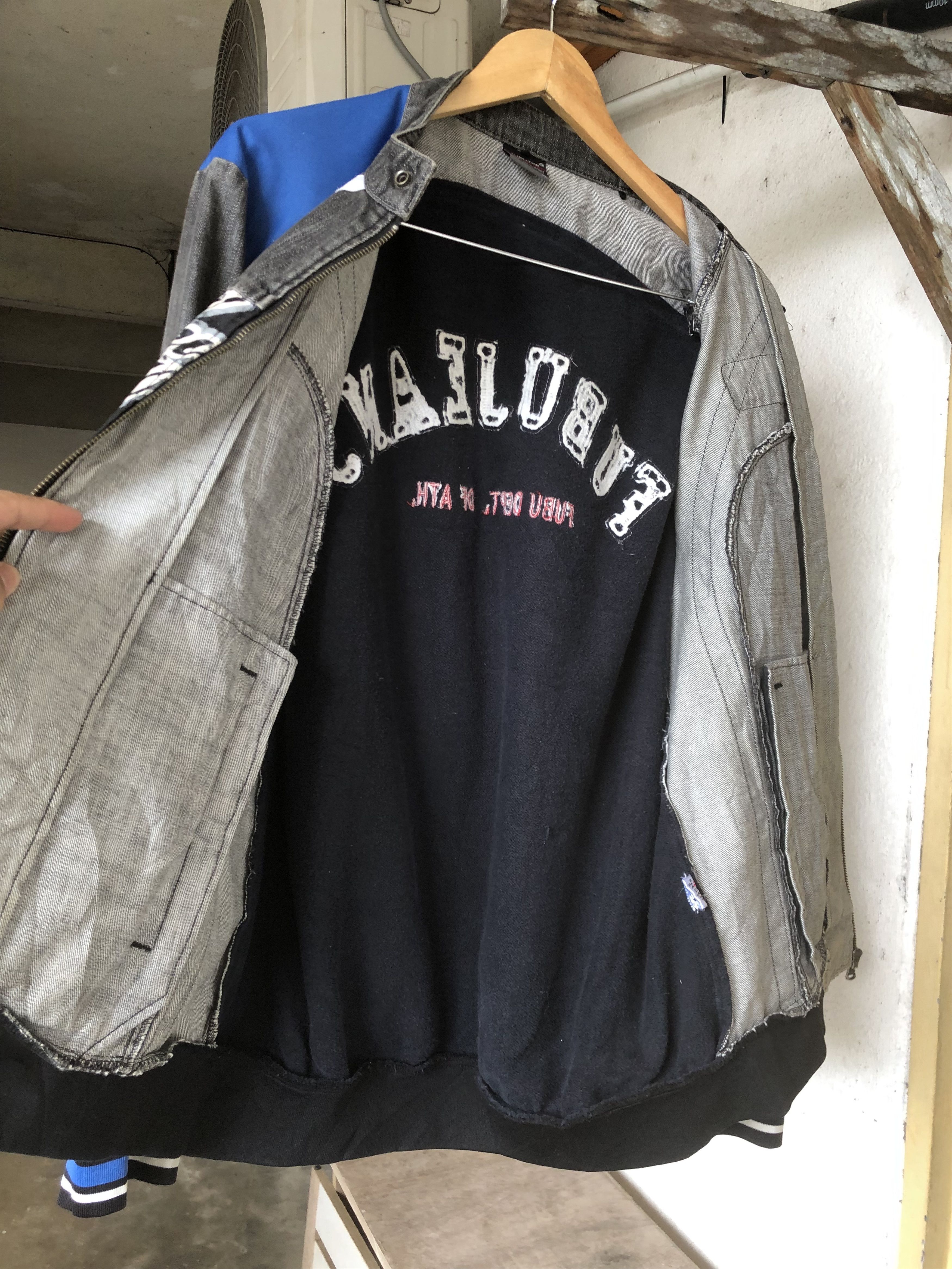 Fubu Rare Fubu The Collection Biker Motorcycle Jacket Size US XL / EU 56 / 4 - 16 Thumbnail