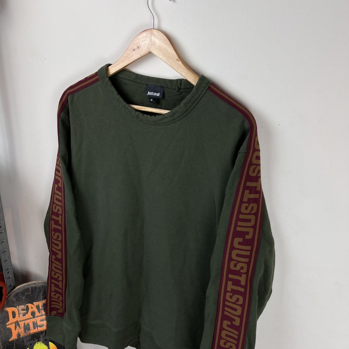 Just Cavalli Vintage Sweatshirt Just Cavali Rare Luxury Avant Garde Y2k Size US XL / EU 56 / 4 - 3 Thumbnail