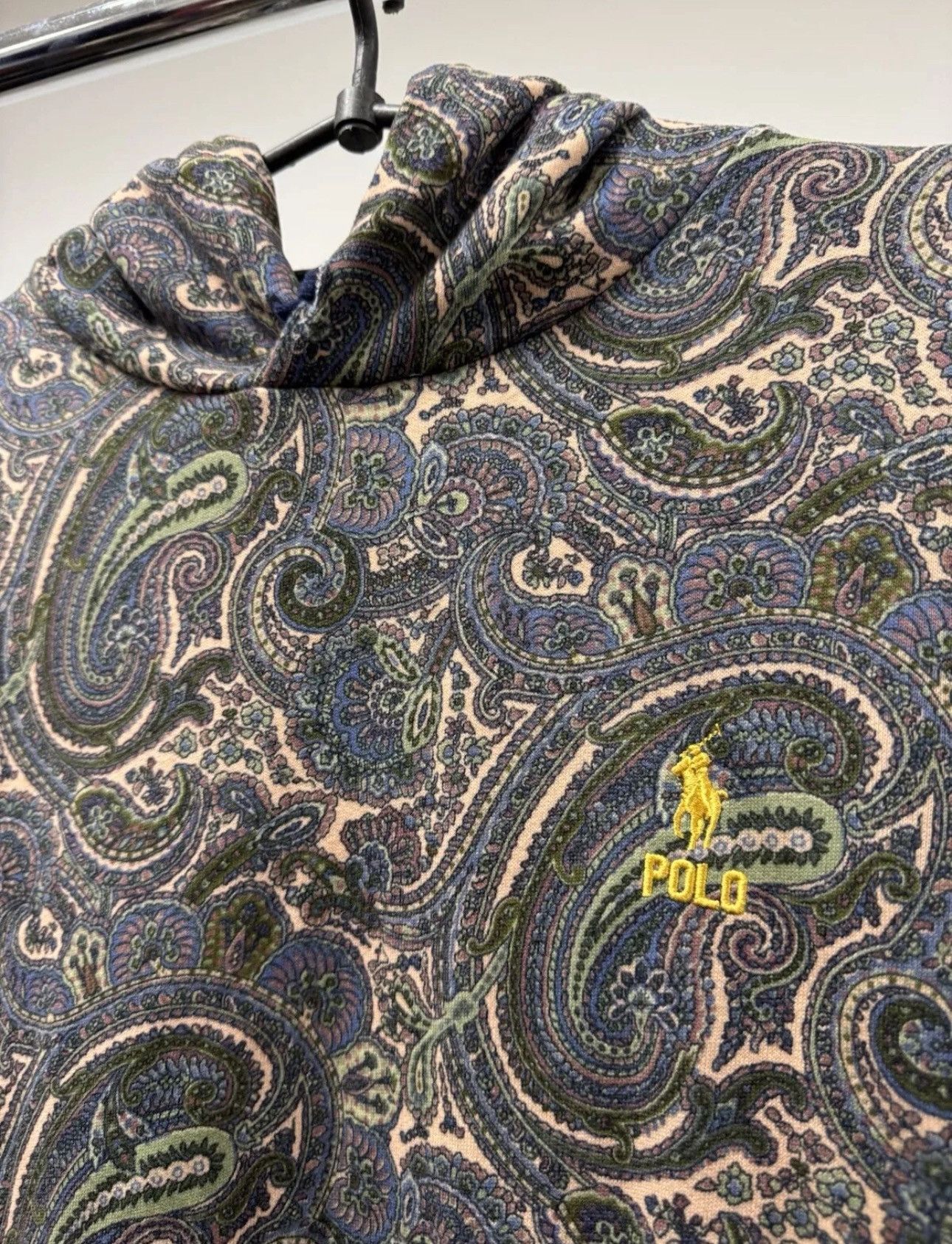 Polo Ralph Lauren × Ralph Lauren Polo Ralph Lauren Paisley Print Hoodie Fleece Men’s M Size Size US M / EU 48-50 / 2 - 3 Thumbnail