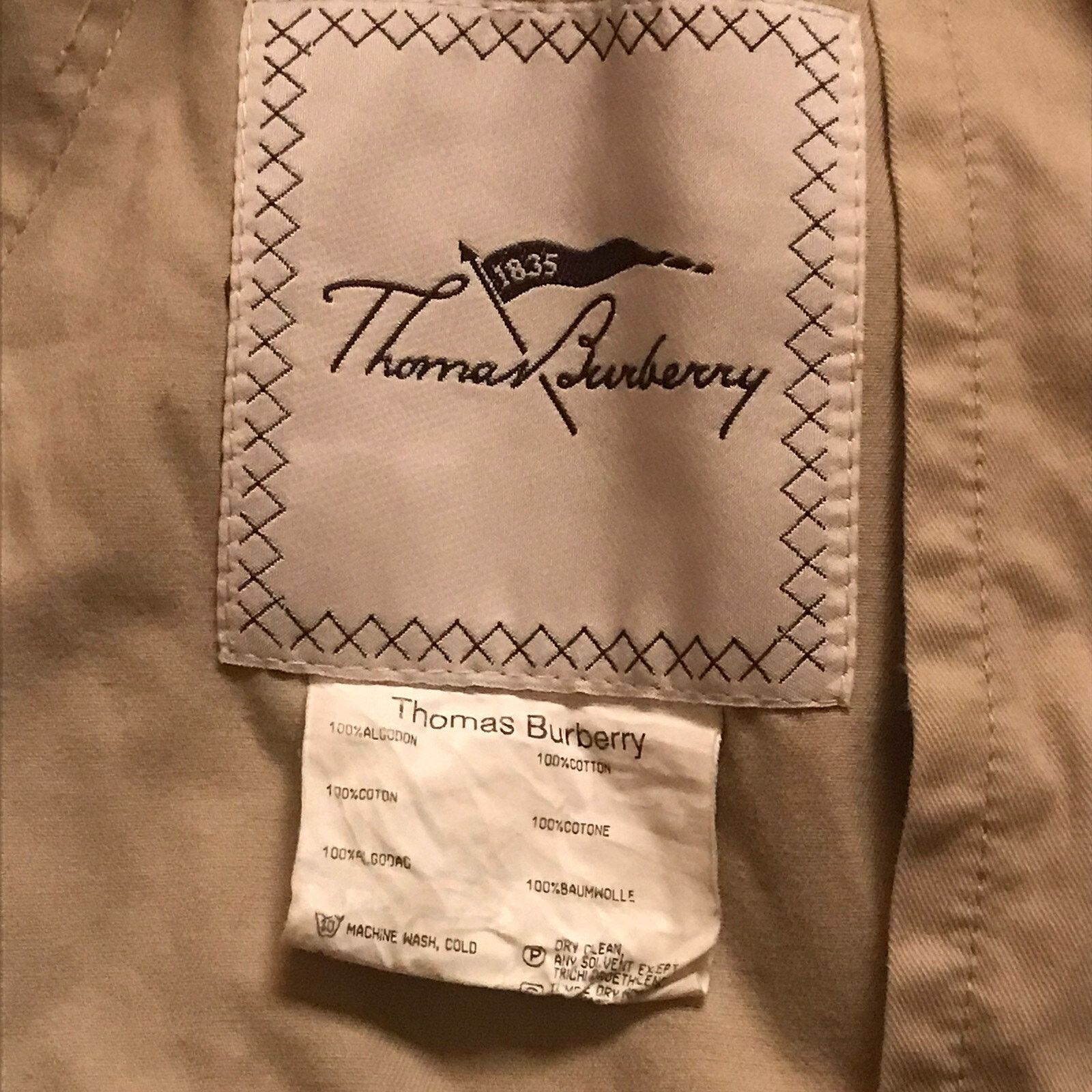 Burberry Vintage thomas BURBERRY bomber jacket coat cotton men's Size US L / EU 52-54 / 3 - 9 Thumbnail