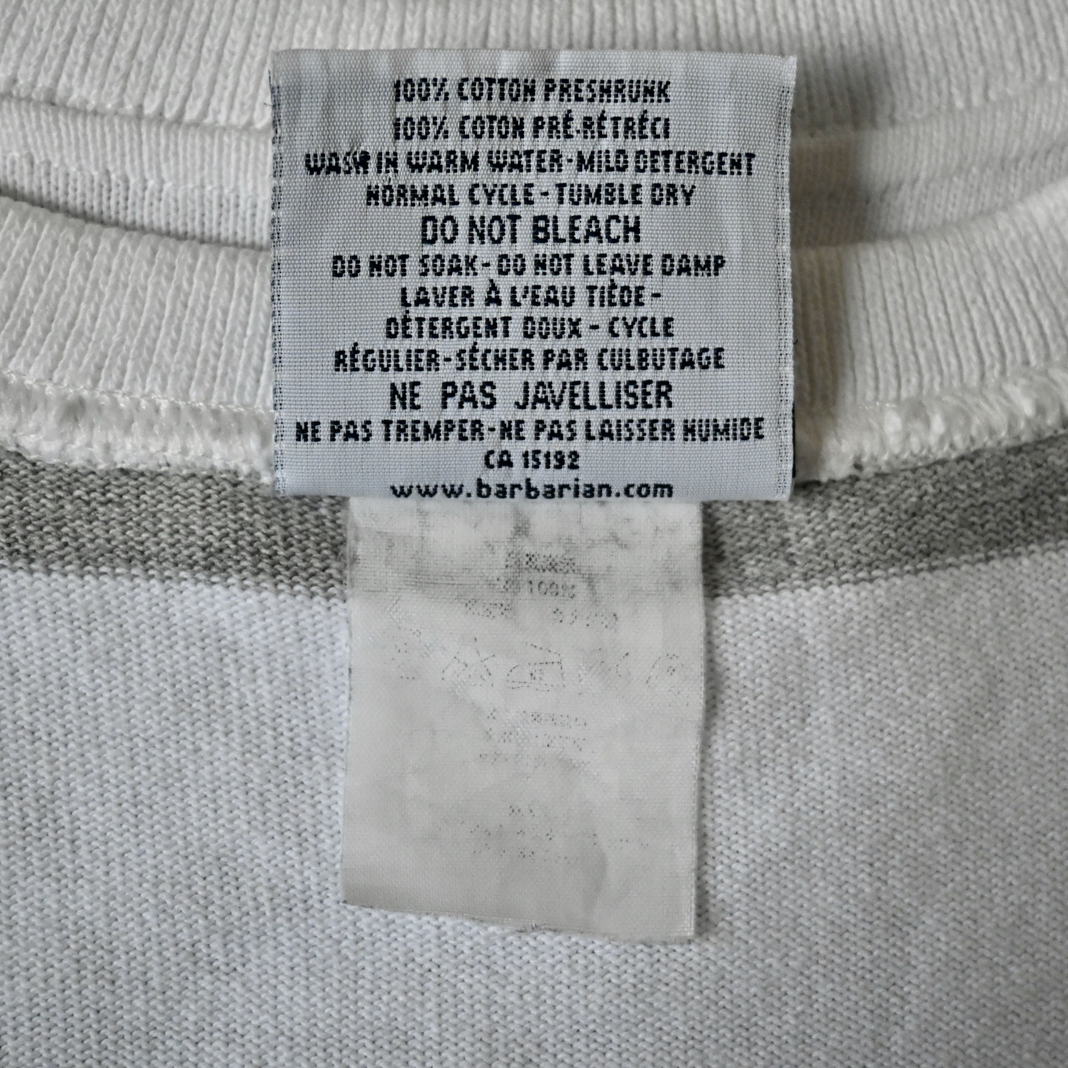 VTG Barbalian heavyweight cotton crewneck rugby shirt