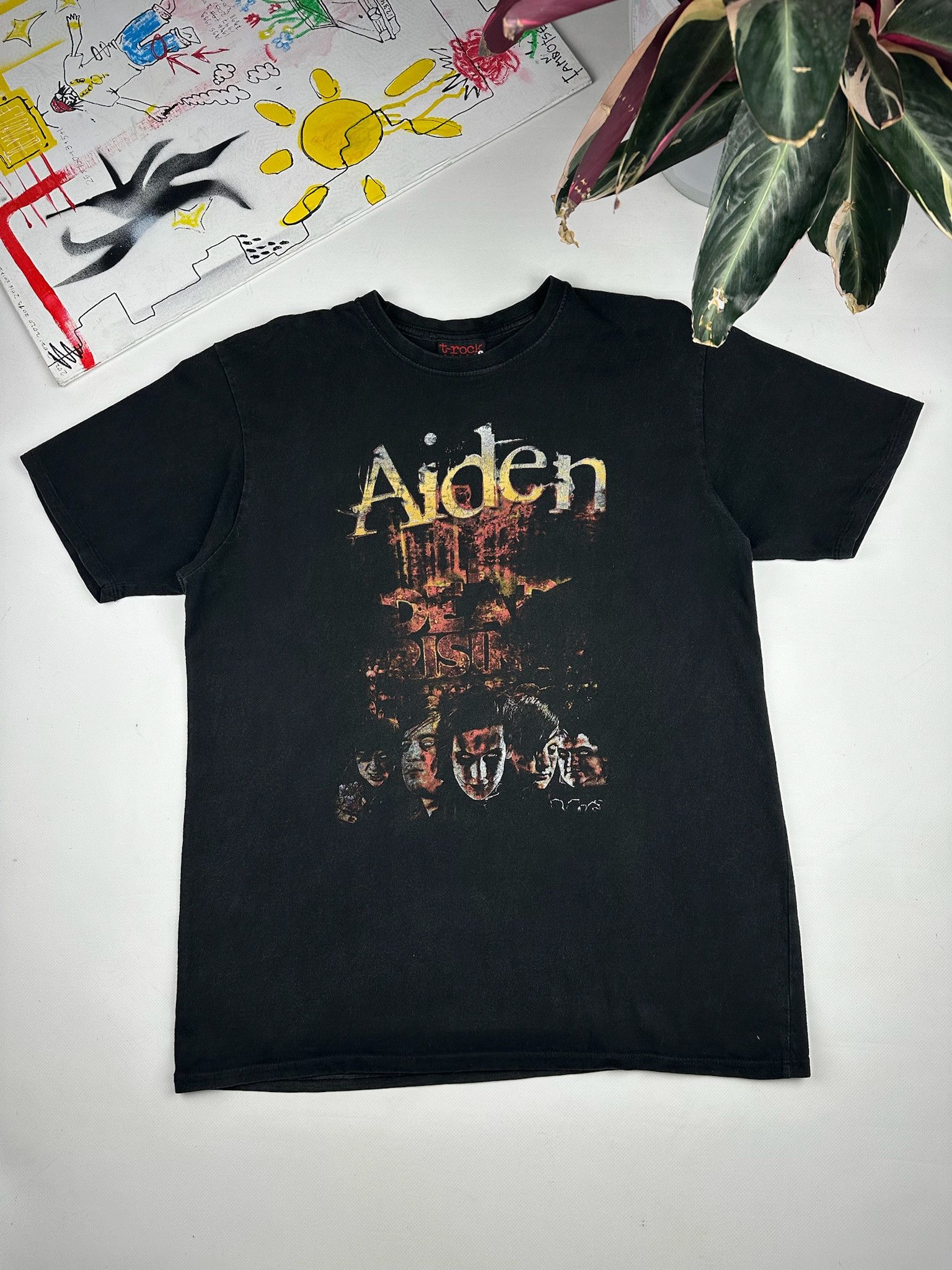 Band Tees Vintage Aiden American Horror Punk Band L Tees Size US L / EU 52-54 / 3 - 1 Thumbnail