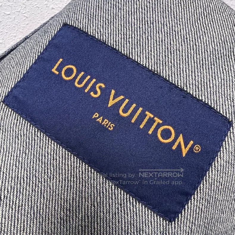 Louis Vuitton Louis Vuitton Embossed LOGO logging denim jacket Size US M / EU 48-50 / 2 - 3 Thumbnail