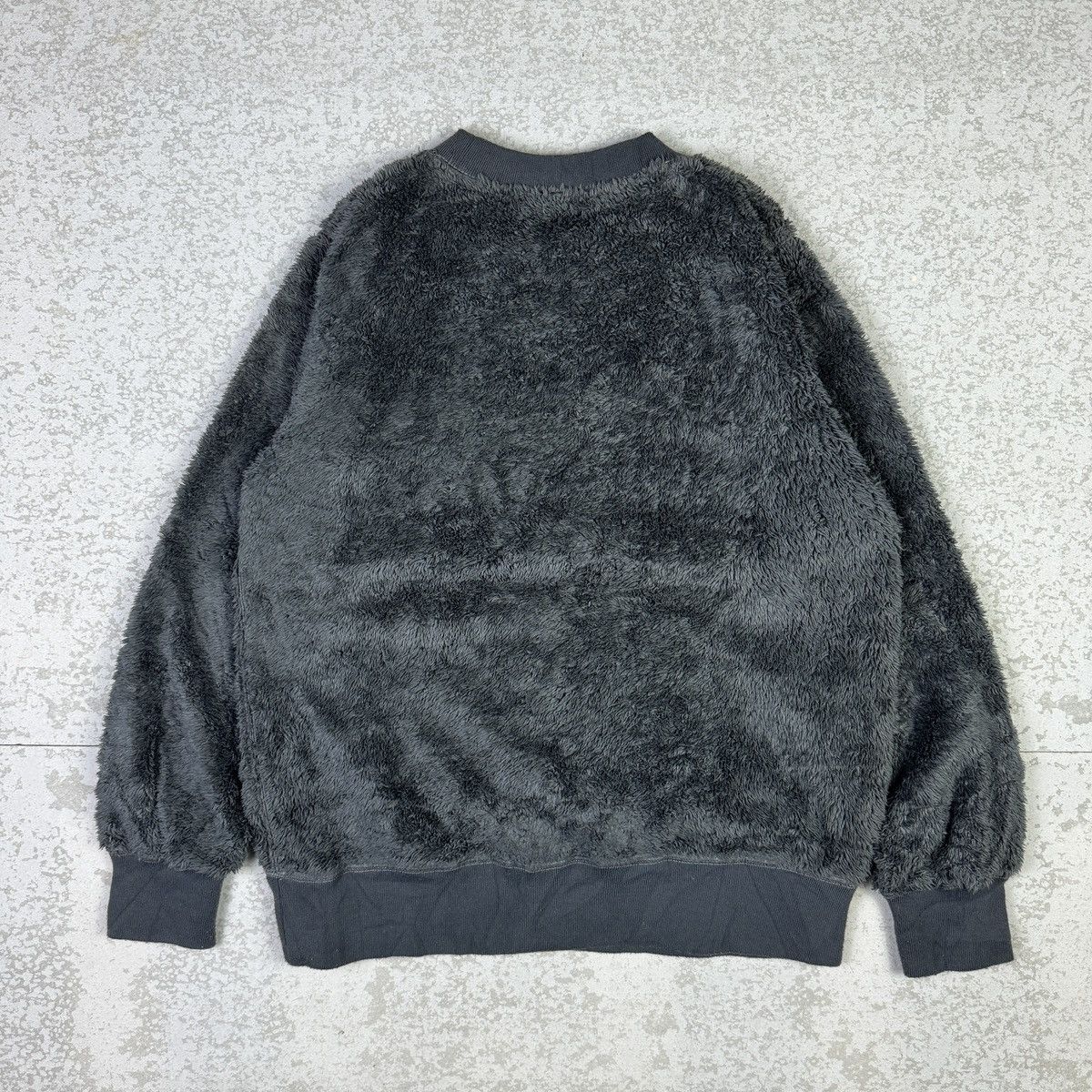 Champion × Japanese Brand Champion Grey Matted Fleece Jumper Sweater Size US S / EU 44-46 / 1 - 6 Thumbnail