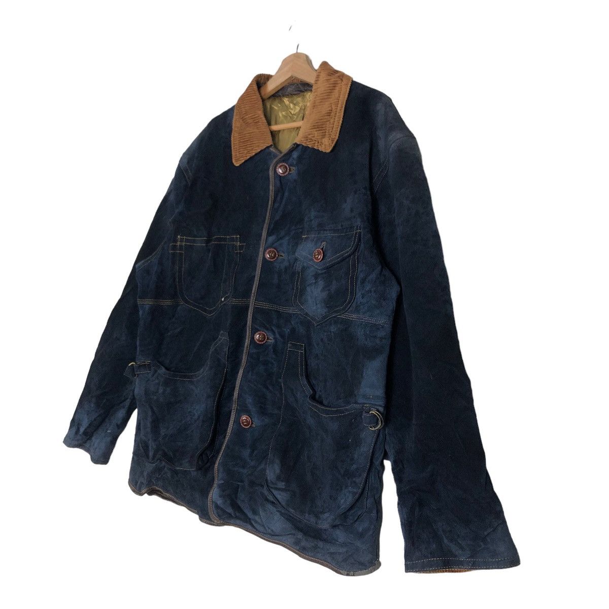 Genuine Leather 🔥90’s Vtg Genuine Suite Leather Jacket Cargo Inspector Size US M / EU 48-50 / 2 - 2 Thumbnail