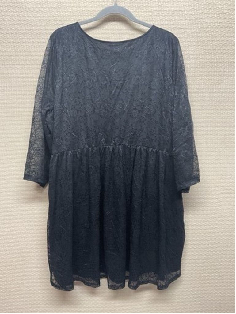 Torrid Torrid Lace Overlay 3/4 Sleeve Babydoll Blouse Tunic Women 3 Size ONE SIZE - 8 Thumbnail