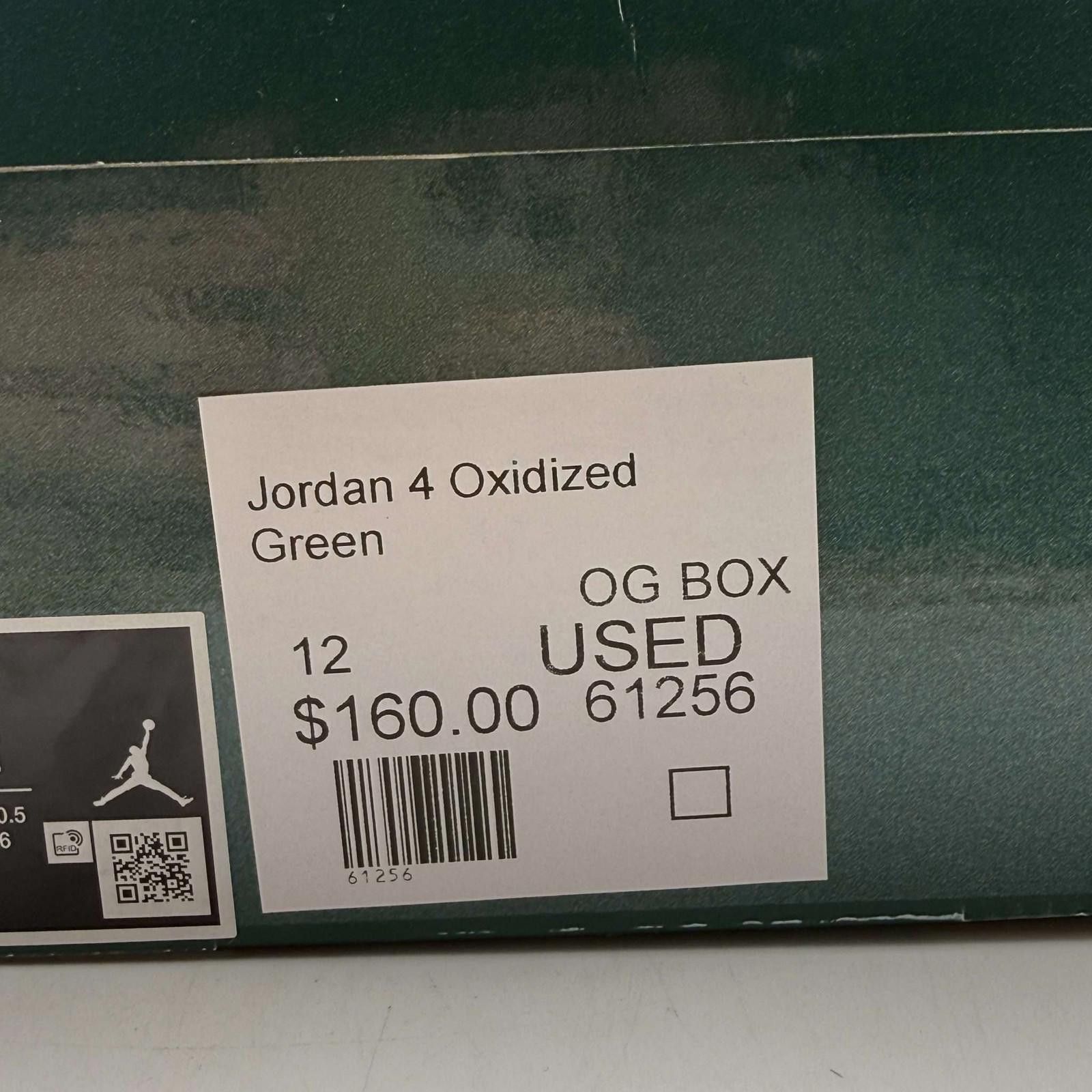 Jordan Brand Jordan 4 Retro Oxidized GreenUS 12 Used with Box FQ8138-103 Size US 12 / EU 45 - 9 Thumbnail