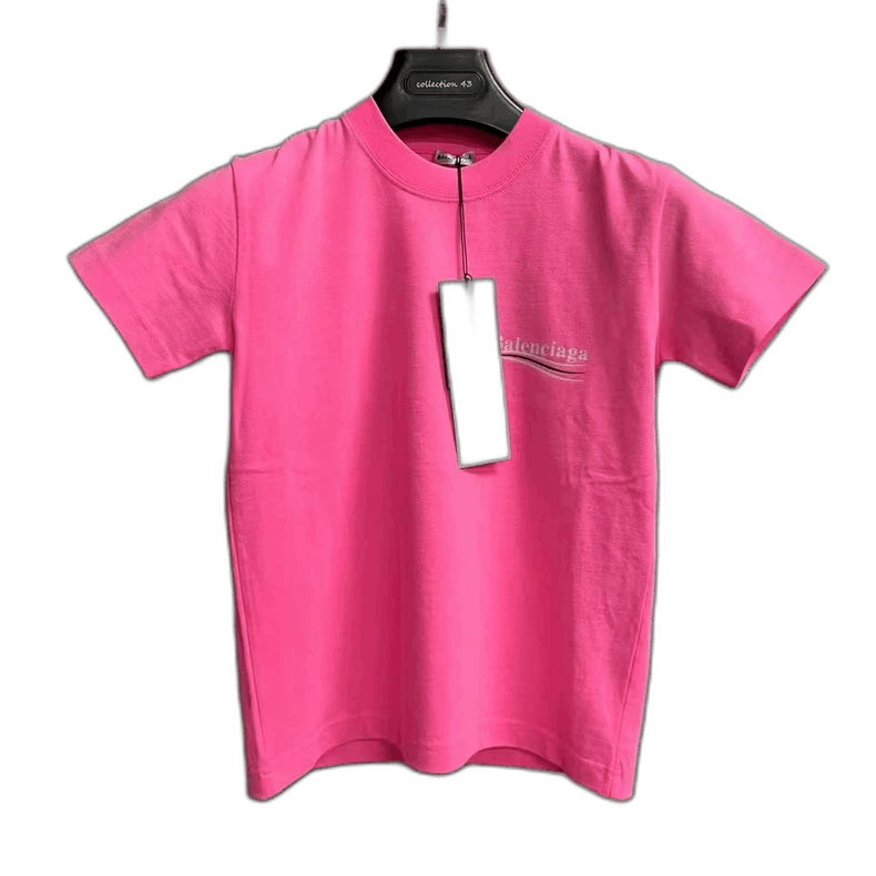 Balenciaga Balenciaga Pink Letter Print Short Sleeve T-Shirt-yf Size US XS / EU 42 / 0 - 1 Thumbnail