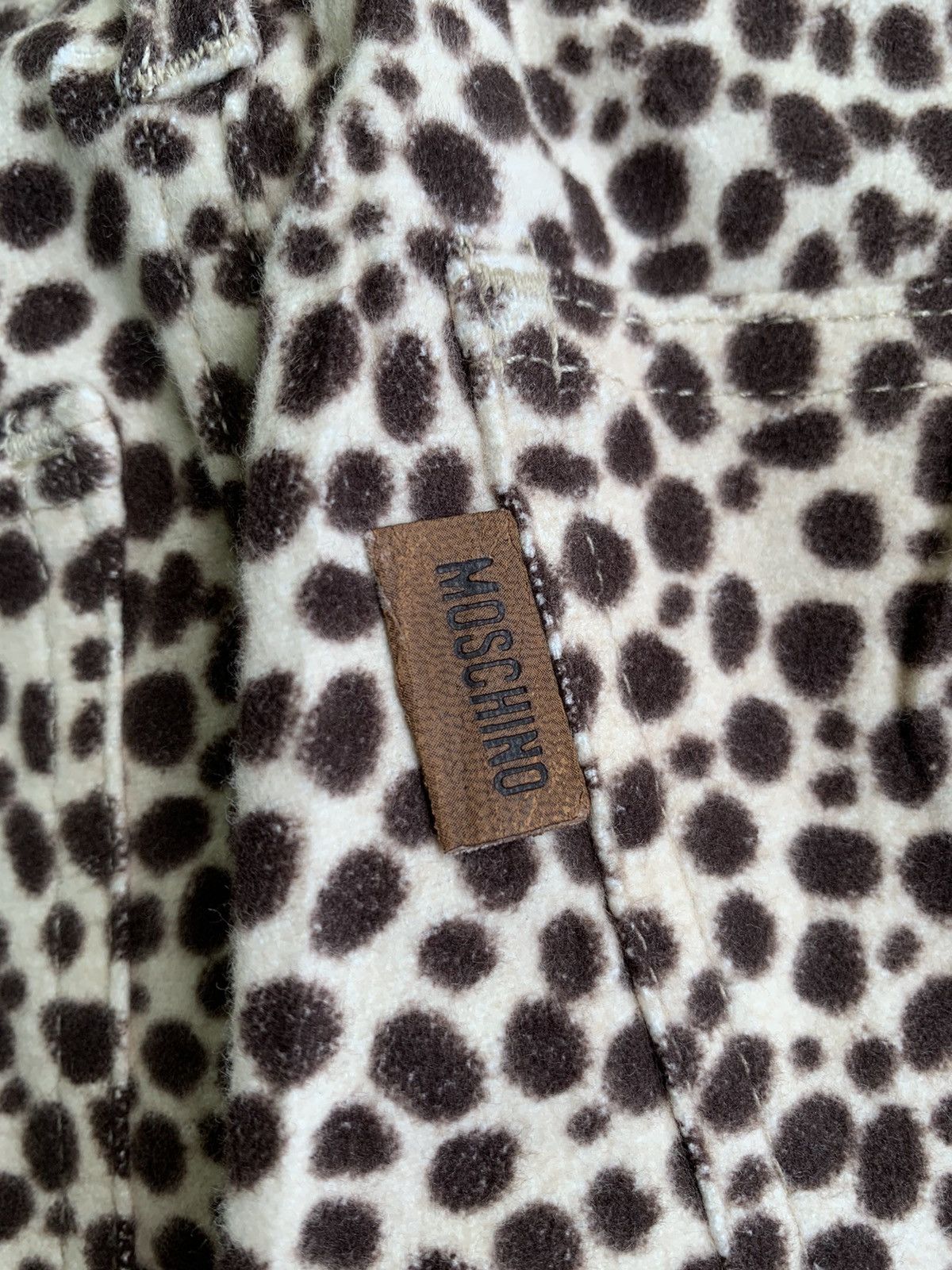 Designer × Moschino Moschino Leopard Flared Jeans Size 29" - 10 Thumbnail
