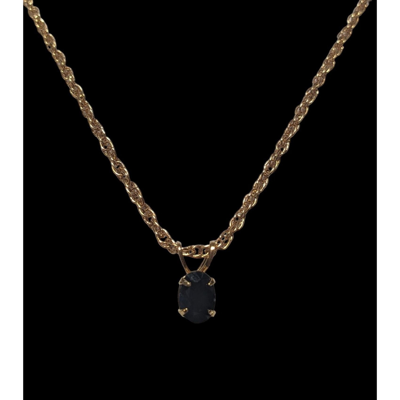 Other Minimalist Black And Gold Pendant Necklace Size ONE SIZE - 4 Thumbnail