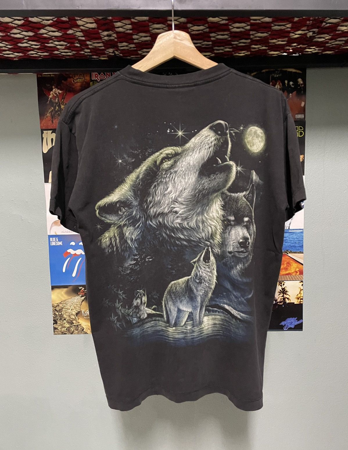 Vintage Vintage Y2K Wolf OVP Rock Chang Tee Size US M / EU 48-50 / 2 - 5 Thumbnail