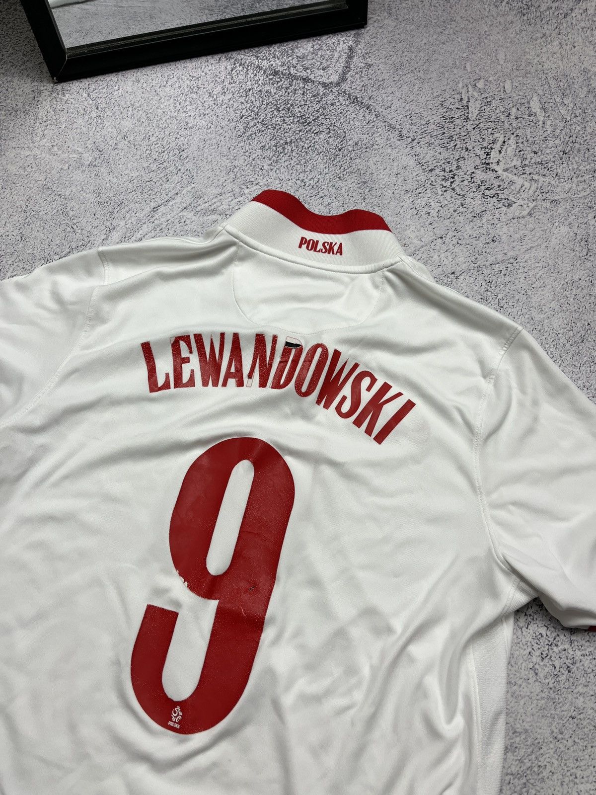 Nike Nike Poland Home Soccer Jersey Lewandowski #9 Euro 2020 Rare Size US L / EU 52-54 / 3 - 18 Thumbnail