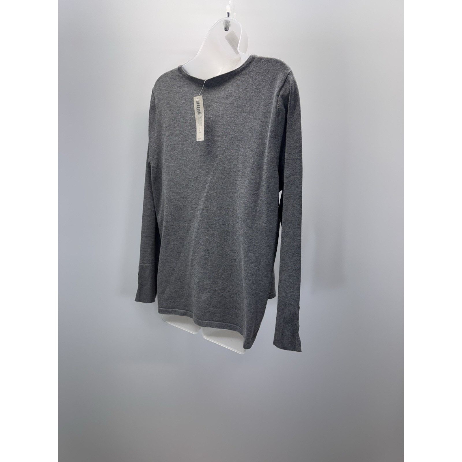 Chicos Chico's Sweater3Women's Small Gray Long Sleeve Pullover Knit Size S / US 4 / IT 40 - 2 Thumbnail