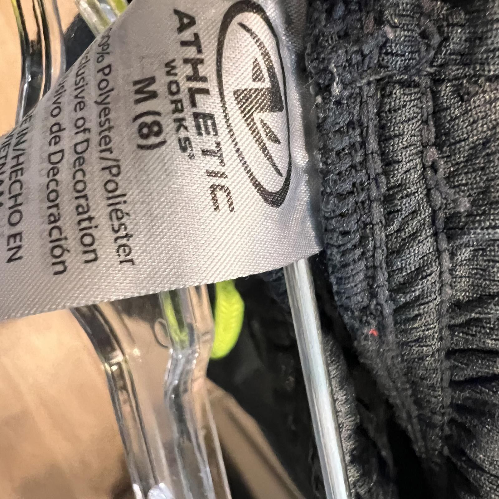 Athletic Works Men's Athletic Works Black Sweatpants with Yellow Accent Size US 32 / EU 48 - 3 Thumbnail