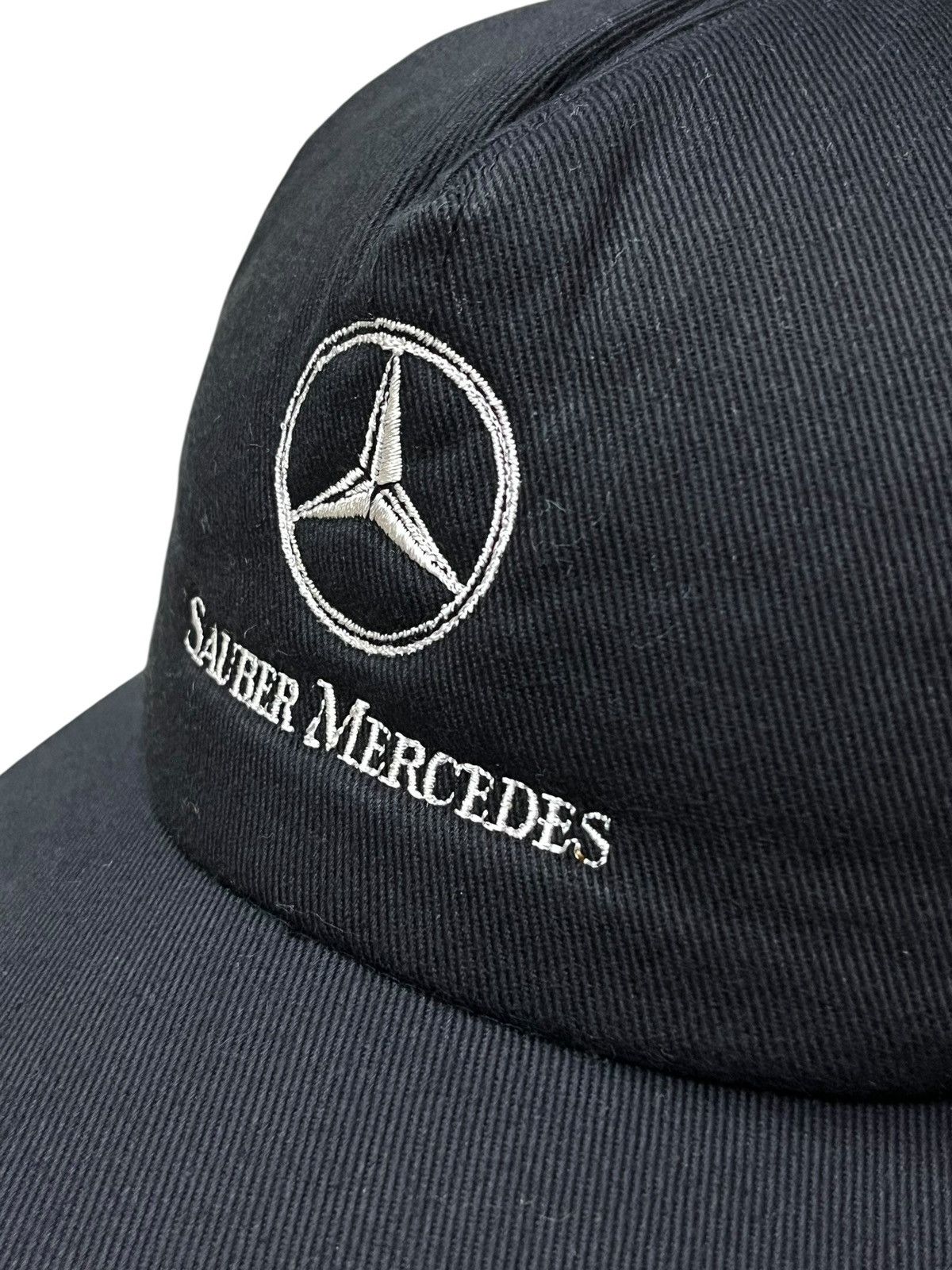 Mercedes-Benz Vintage Sauber Mercedes Snapback Cap Rare Motorsport Era Size ONE SIZE - 4 Thumbnail