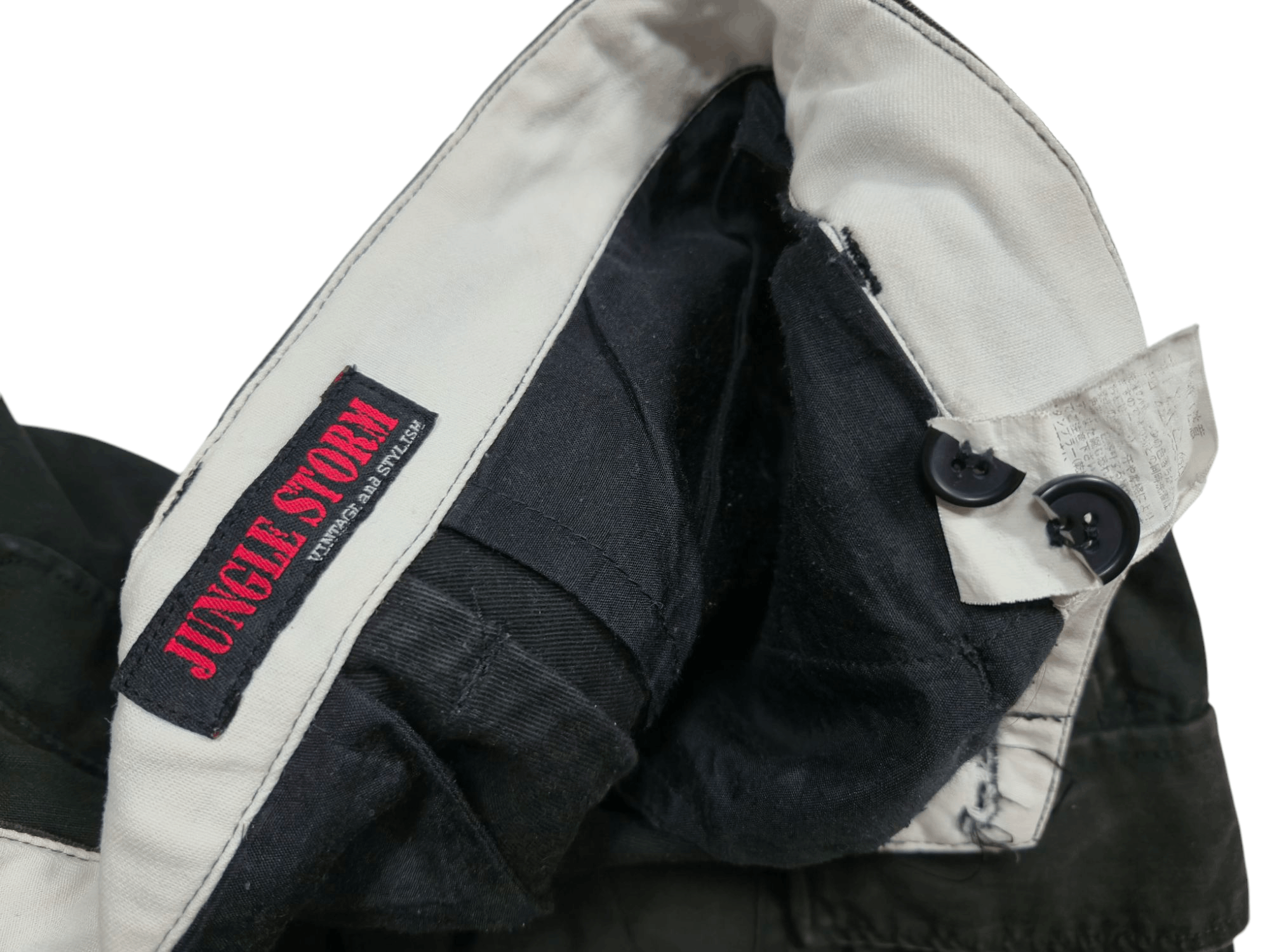 Japanese Brand × Jungles Vtg Y2K Jungle Storm Thick Cargopants Streetwear Japanese Size US 32 / EU 48 - 3 Thumbnail