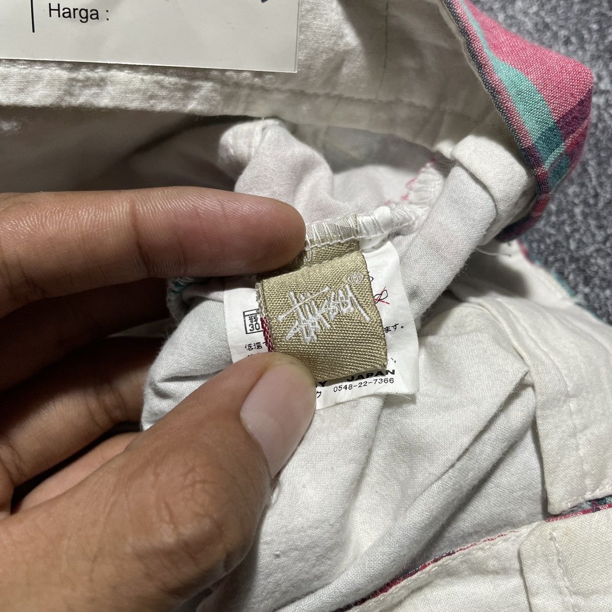 Issey Miyake × Japanese Brand × Stussy Stussy Vintage Pants Embroidered Logo Size 30" / US 8 / IT 44 - 3 Thumbnail
