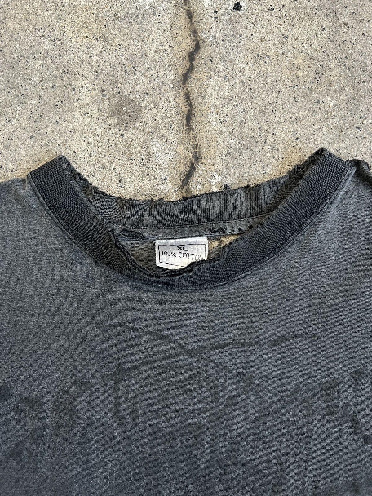 Vintage 1990s Darkthrone "TNBM" Band Tee Cut-Off Size US XL / EU 56 / 4 - 9 Thumbnail