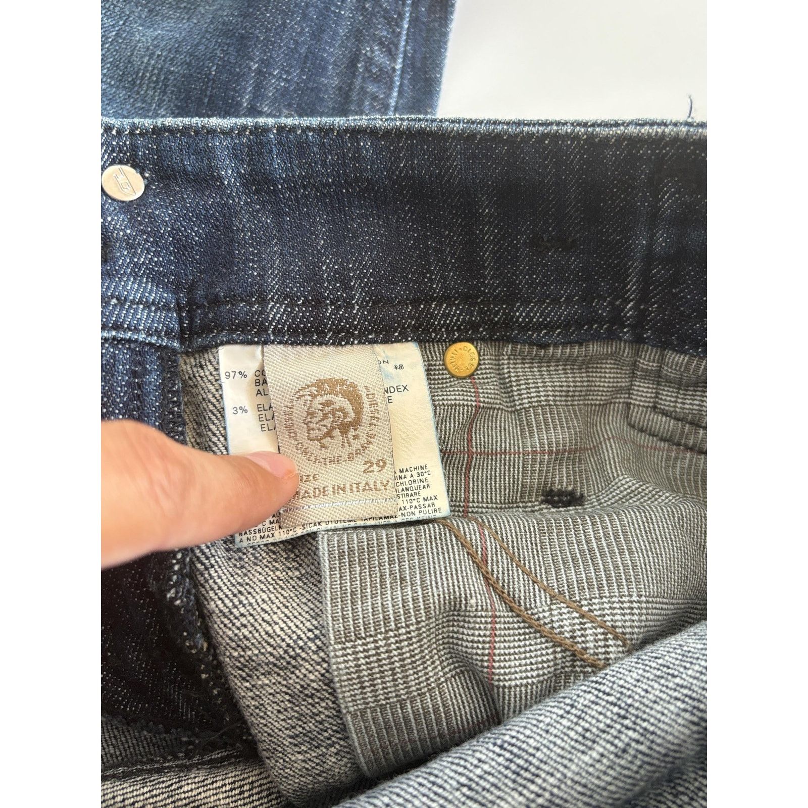 Diesel × Vintage Diesel Matic Jeans W29 L32 Made in Italy Low Rise Skinny Size US 29 - 7 Thumbnail