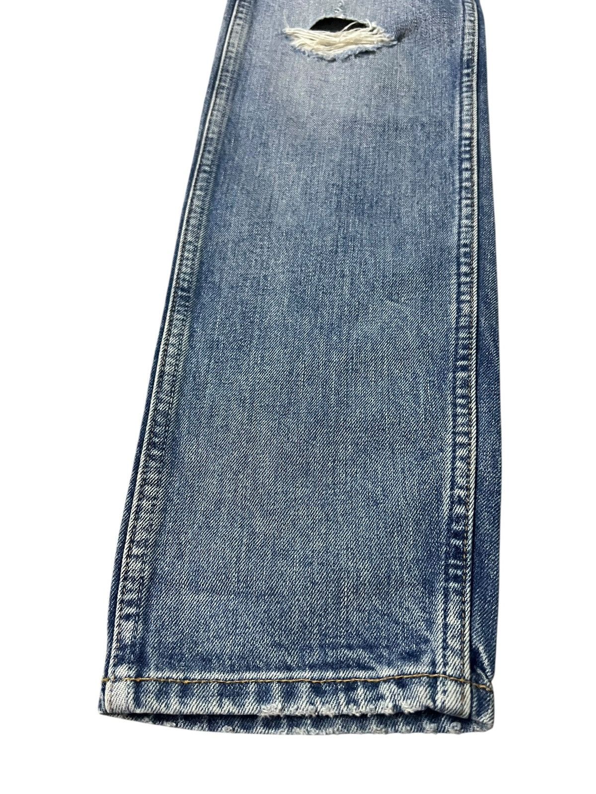 Levi's Vintage Levi’s 606 Big E Orange Tab Distress Jean Talon# Size US 34 / EU 50 - 3 Thumbnail
