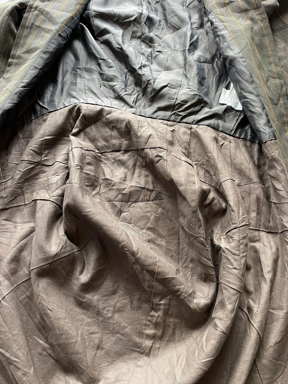 Comme des Garcons FW1995 Junya Watanabe CDG Deconstructed Wool Dress Coat Size S / US 4 / IT 40 - 8 Thumbnail